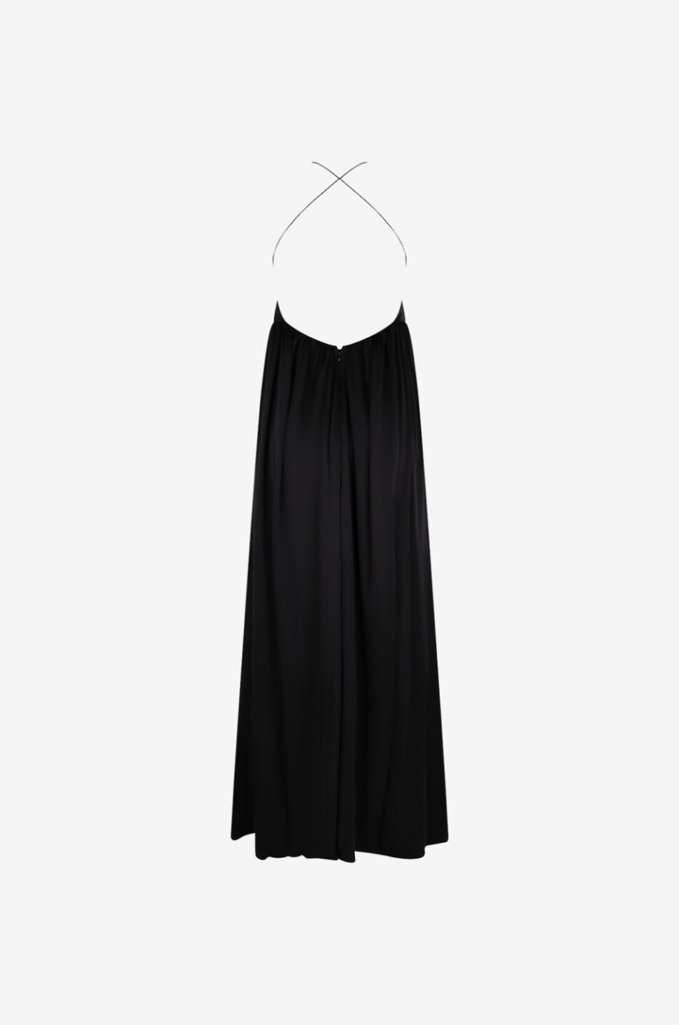 Robe longue à bretelles en soie Silk Slip