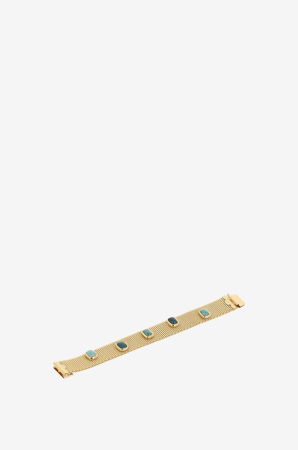 GAS BIJOUX Flexibles breites Armband mit Steinen Totem GM Damen BLAU 2