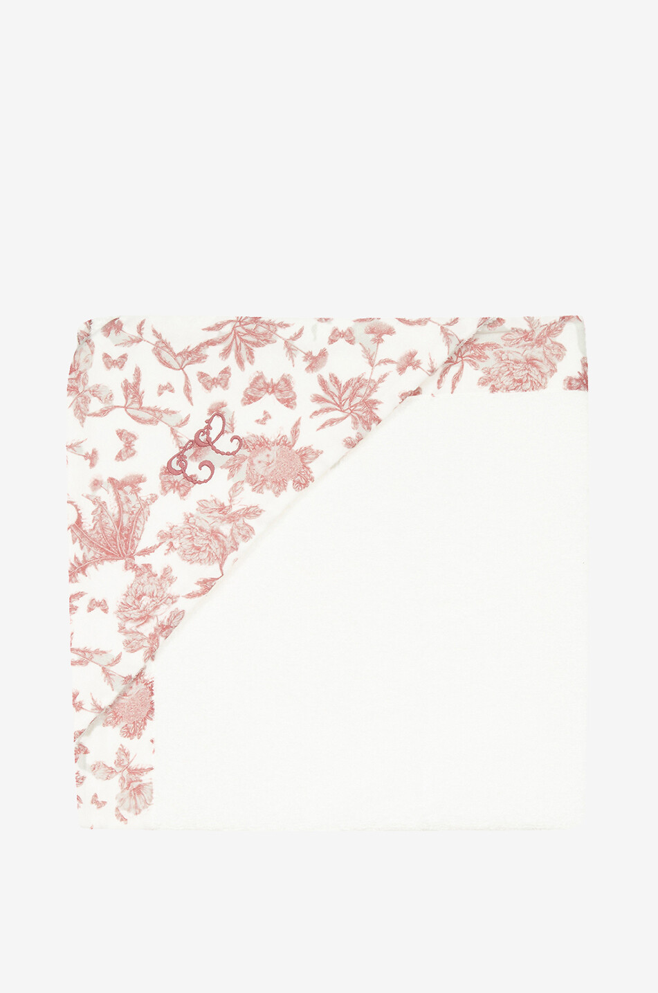 TARTINE ET CHOCOLAT Cape de bain bébé imprimée Toile de Jouy Bébé ORANGE CLAIR 1