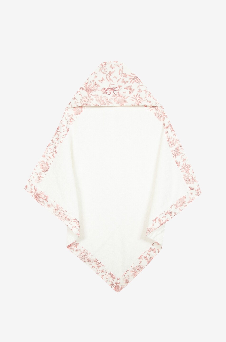 TARTINE ET CHOCOLAT Cape de bain bébé imprimée Toile de Jouy Bébé ORANGE CLAIR 2