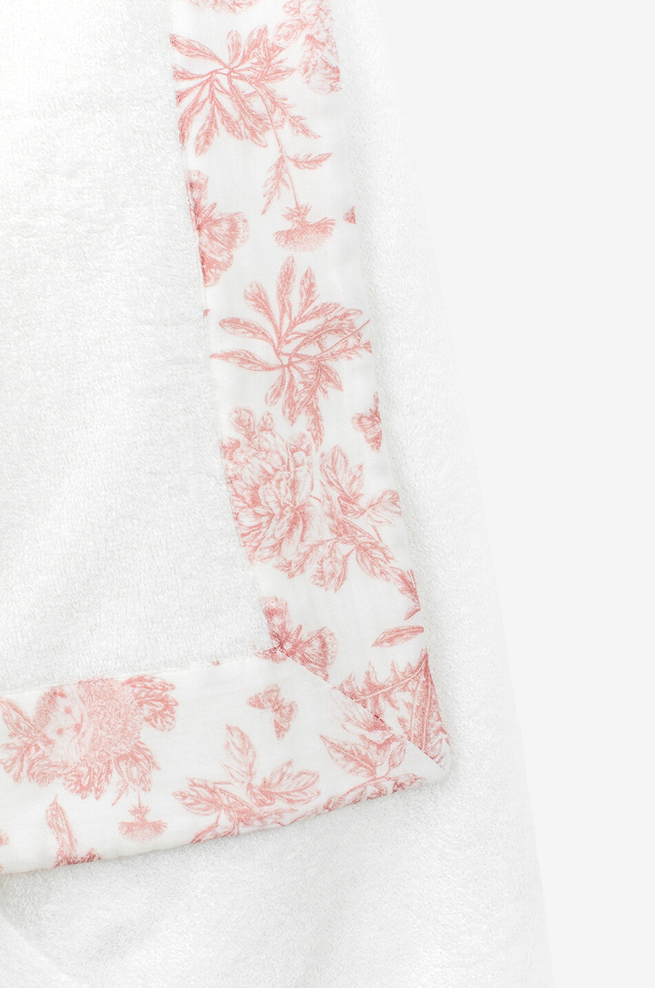 TARTINE ET CHOCOLAT Cape de bain bébé imprimée Toile de Jouy Bébé ORANGE CLAIR 4