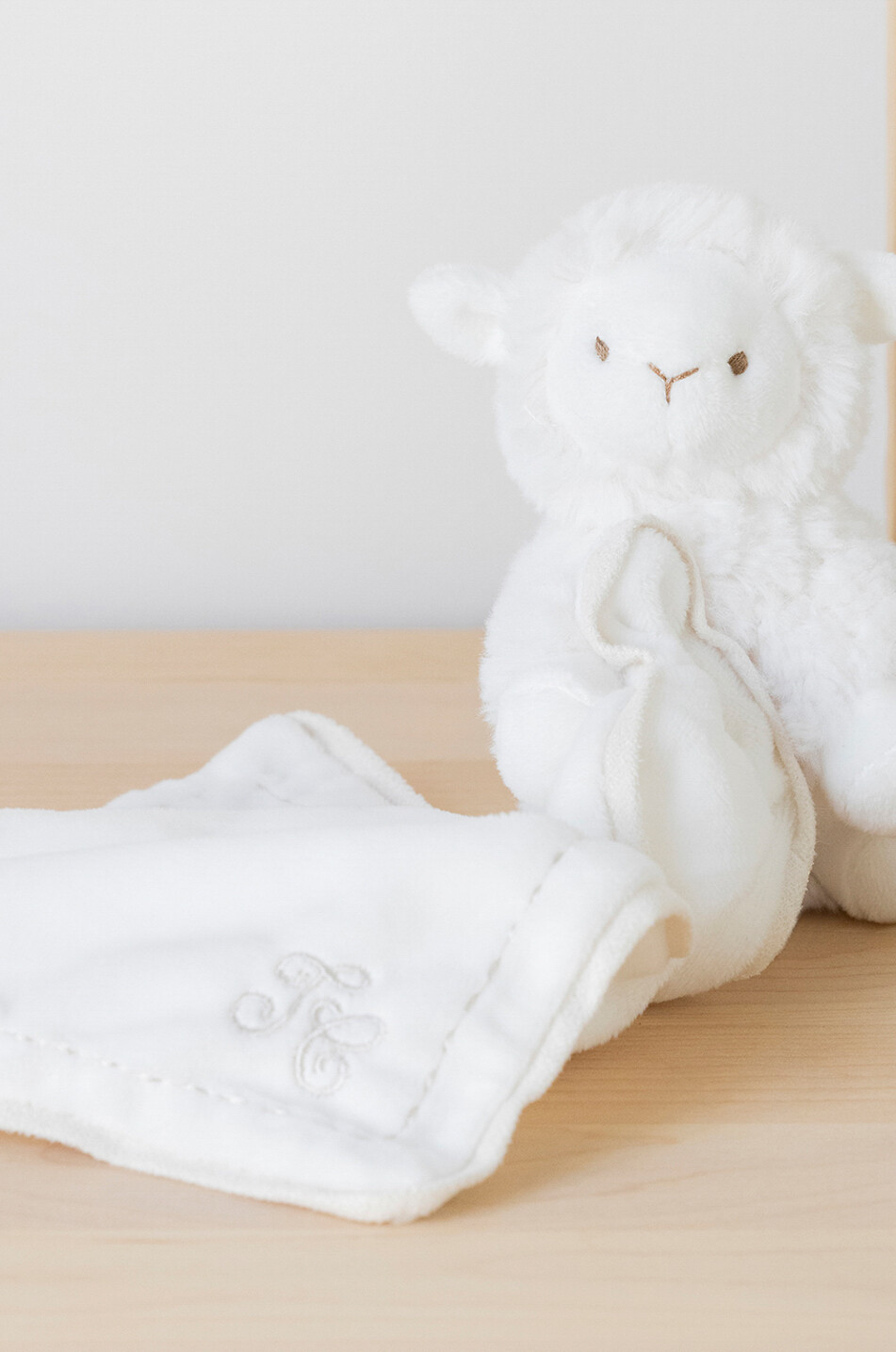 TARTINE ET CHOCOLAT Peluche bébé Edmond Le Mouton Bébé BLANC CASSE 3