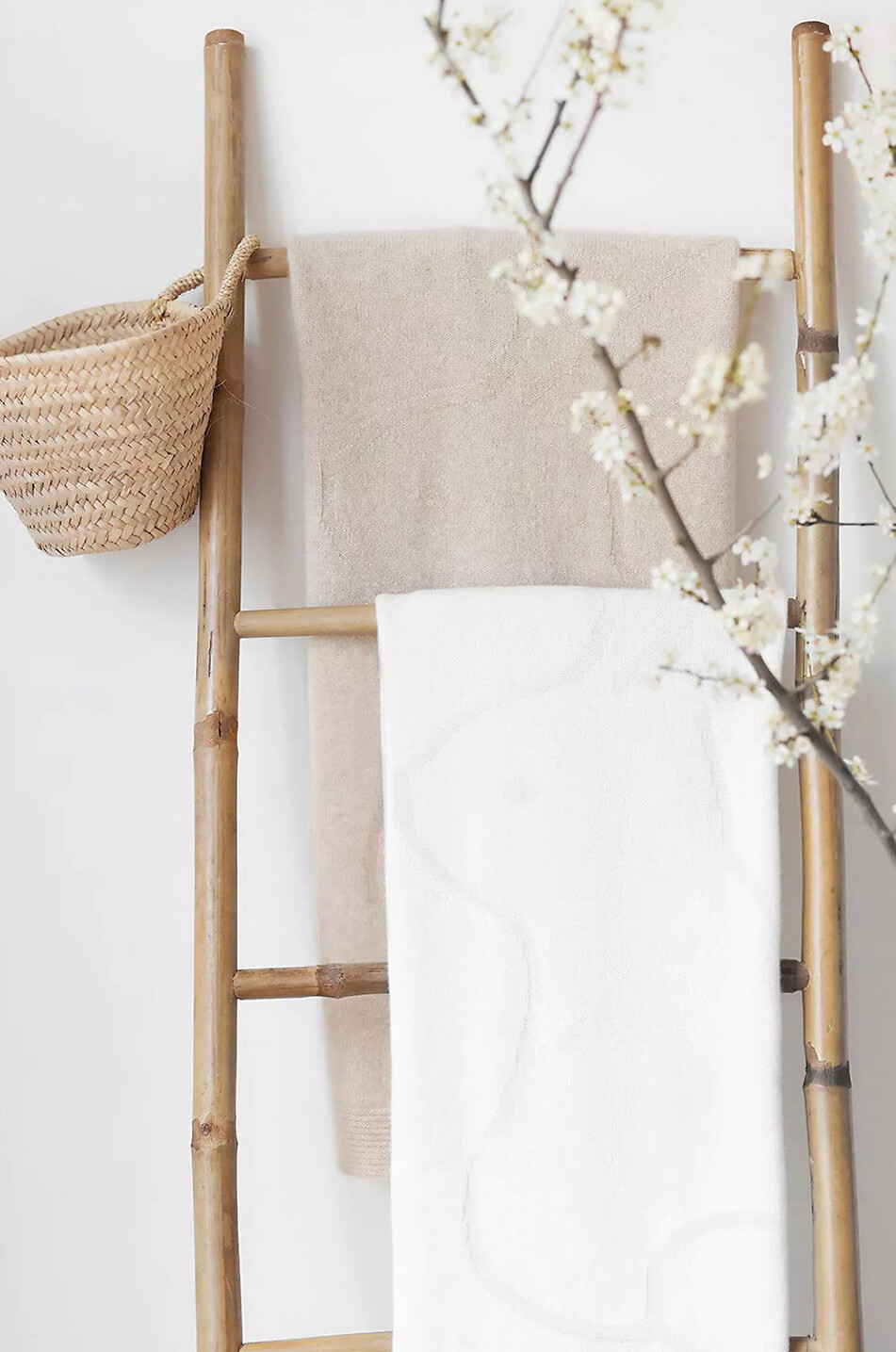 TARTINE ET CHOCOLAT Plaid bébé en cachemire Lapin Bébé BLANC CASSE 3