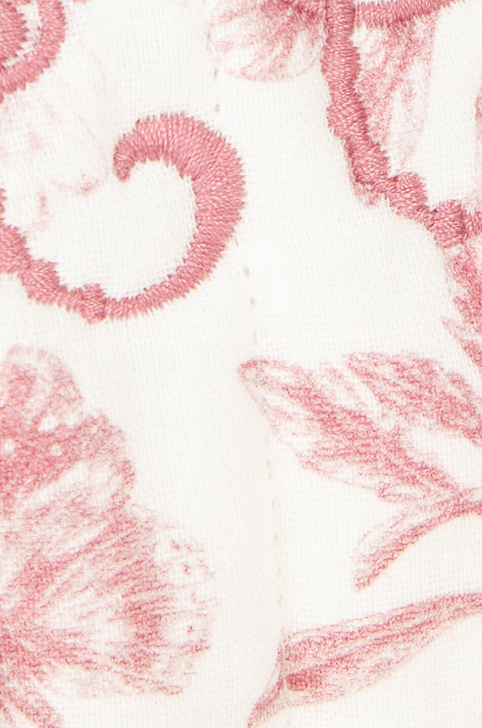 TARTINE ET CHOCOLAT Toile de Jouy quilted cotton toiletry bag Baby LIGHT ORANGE 2