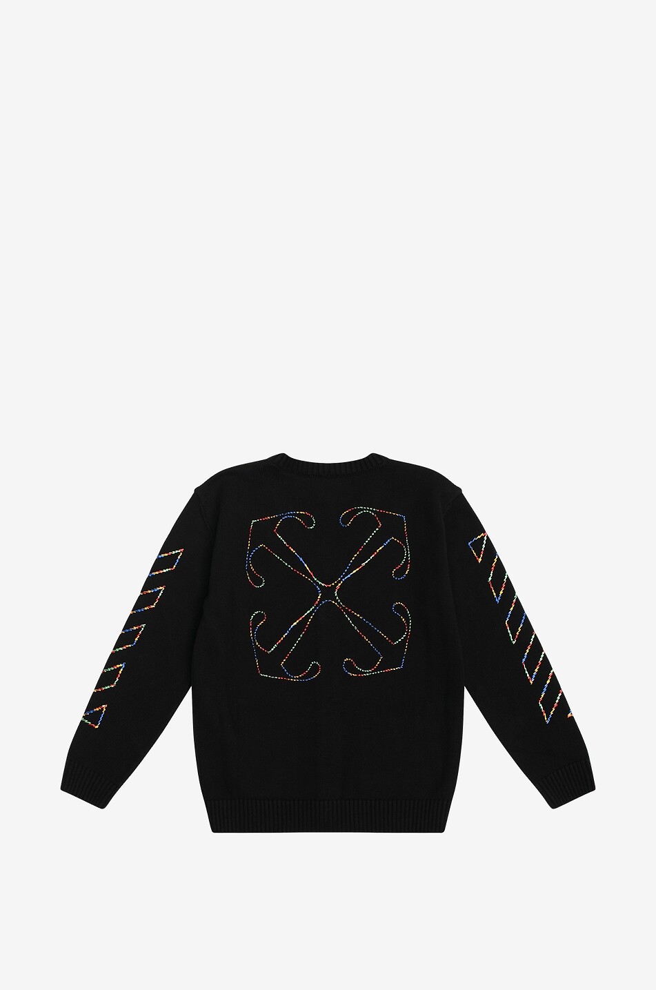 OFF WHITE Jungen-Cardigan mit V-Ausschnitt Arrow Rainbow Junge SCHWARZ 2