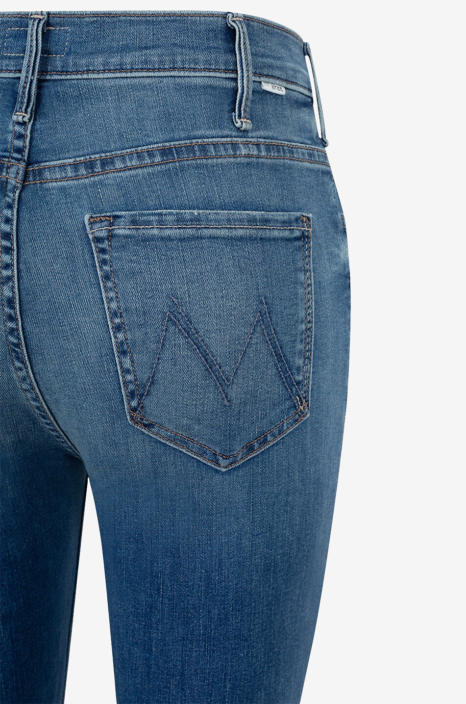 The Hustler Ankle Fray cotton flared jeans