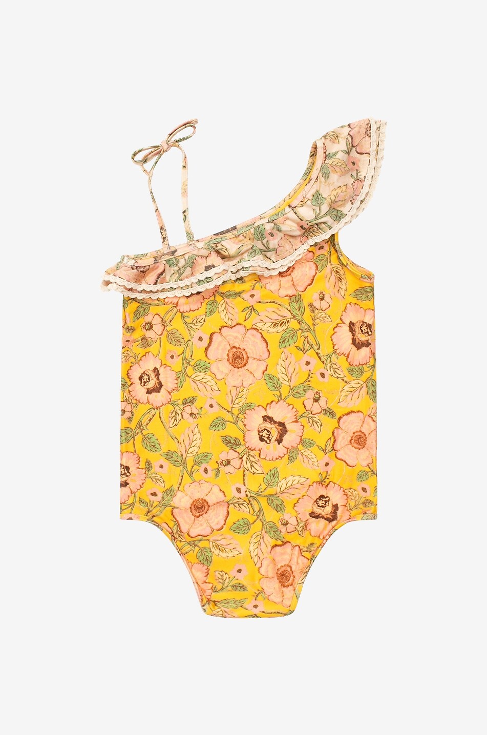Zimmermann floral swimsuit hotsell