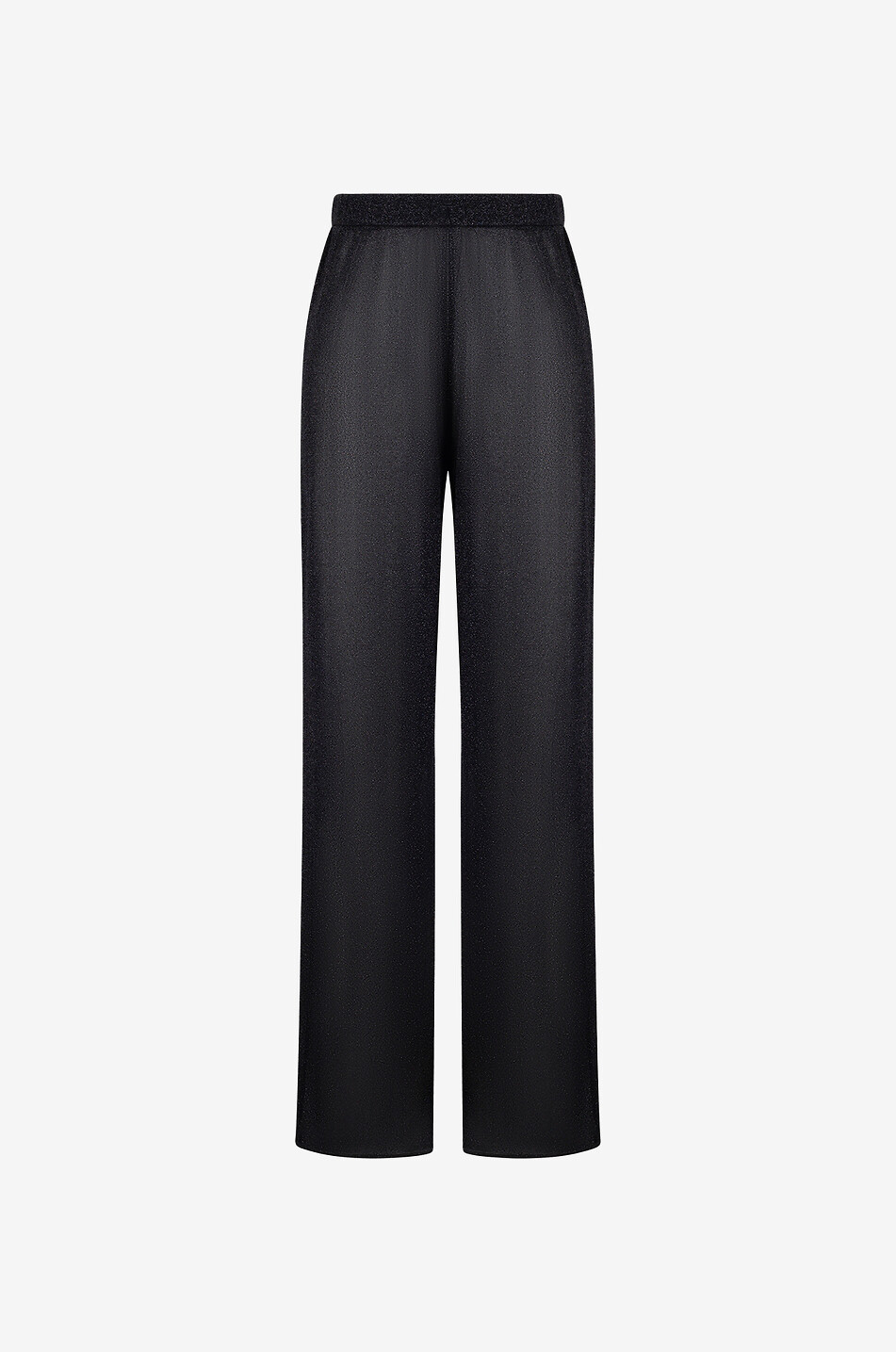 OSEREE Pantalon large en lurex Lumière Femme NOIR 1