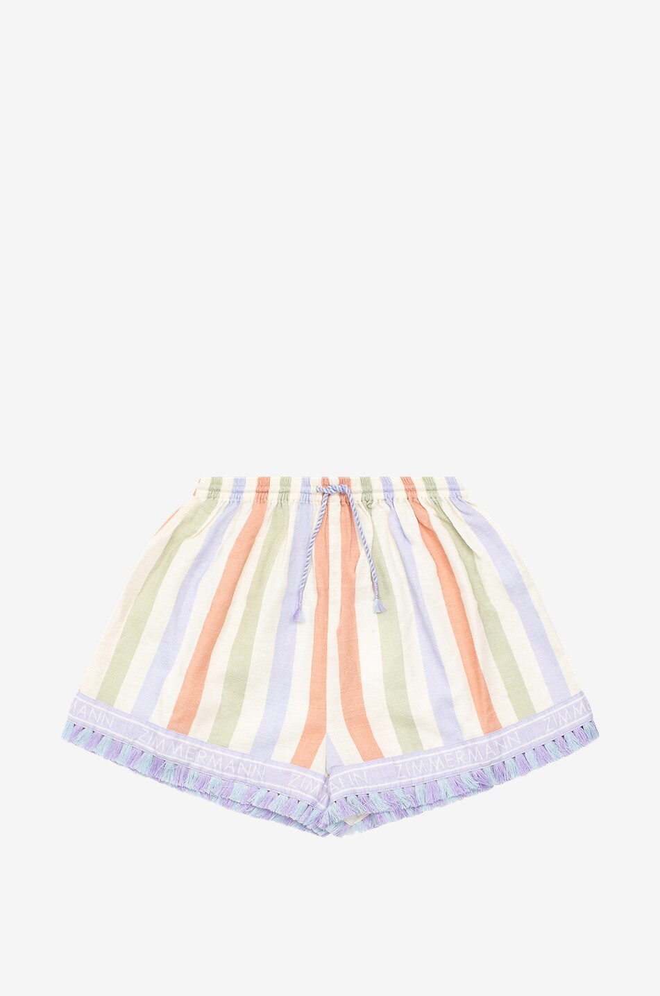 August Elastic girl's gauze shorts