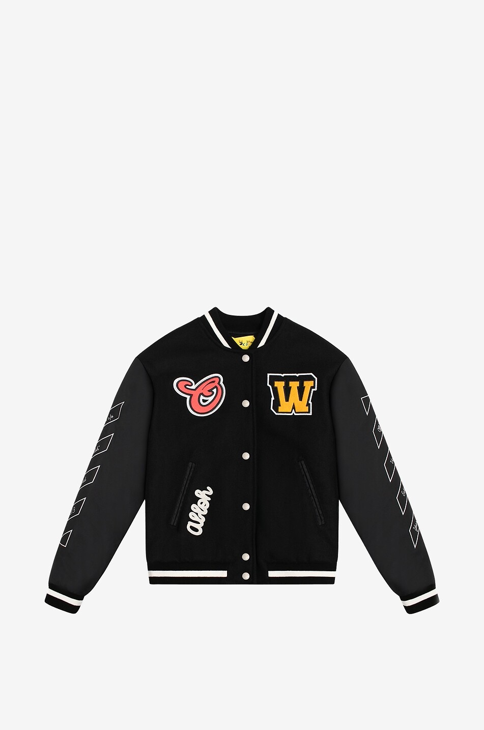 Mädchen-Collegejacke OW Patch Varsity