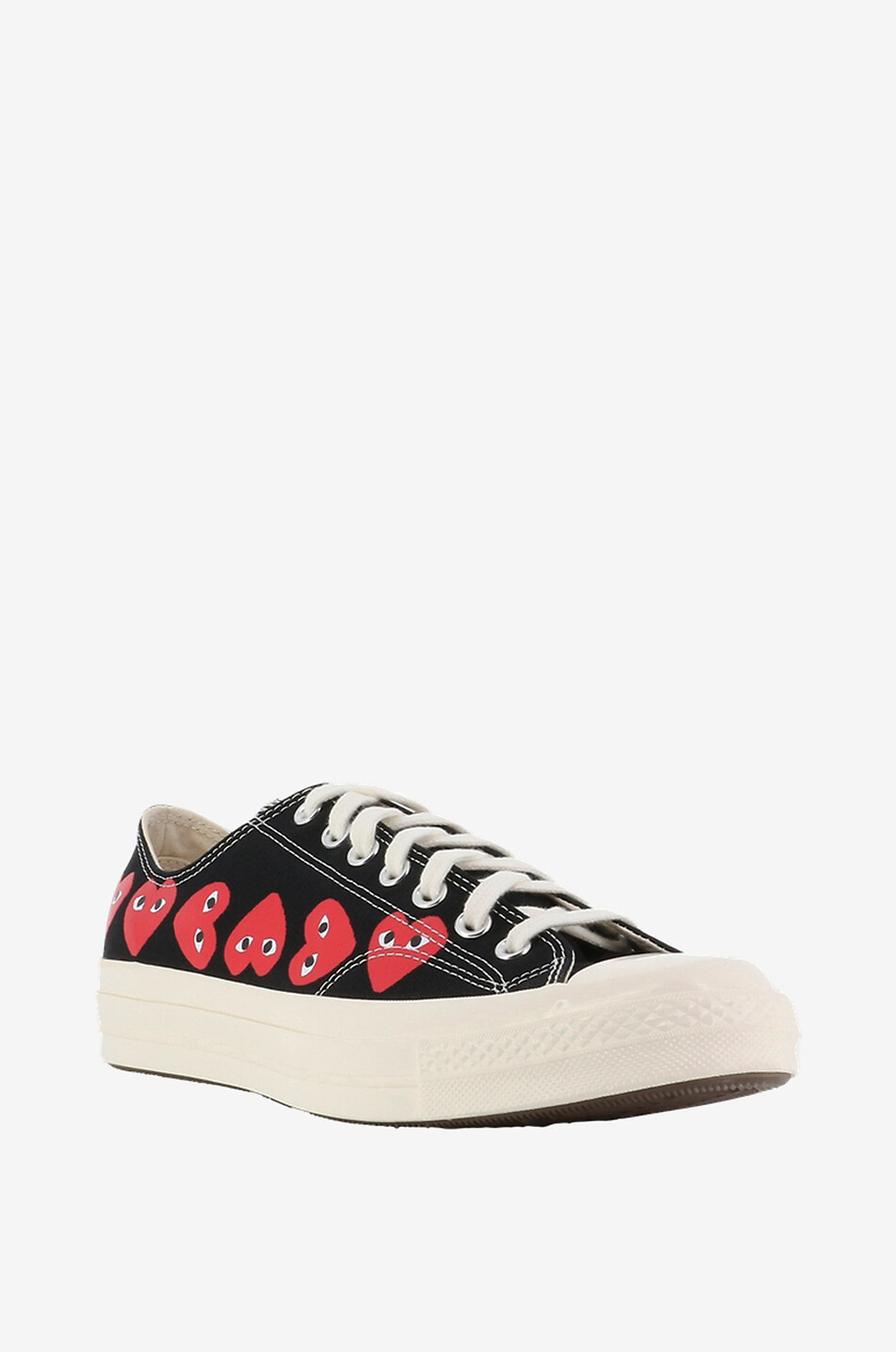 COMME DES GARCONS PLAY Niedrige Stoffsneakers Chuck 70 CDG OX Herren SCHWARZ 1