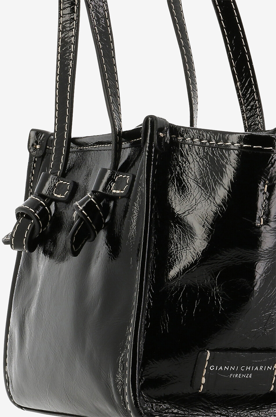 GIANNI CHIARINI Miss Marcella leather tote bag Women BLACK 5