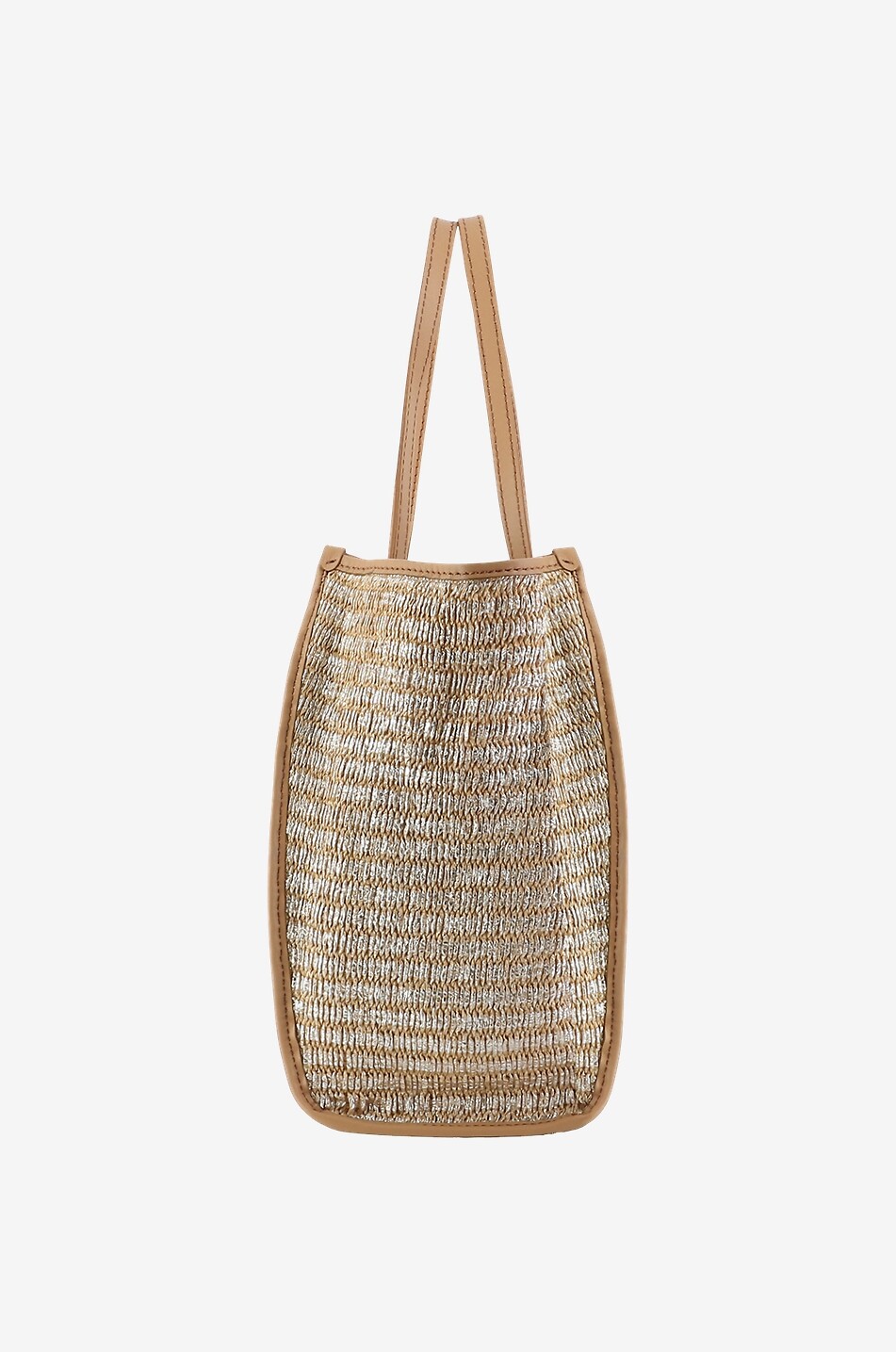 GIANNI CHIARINI Cabas en jute Marcella Femme ARGENT 4