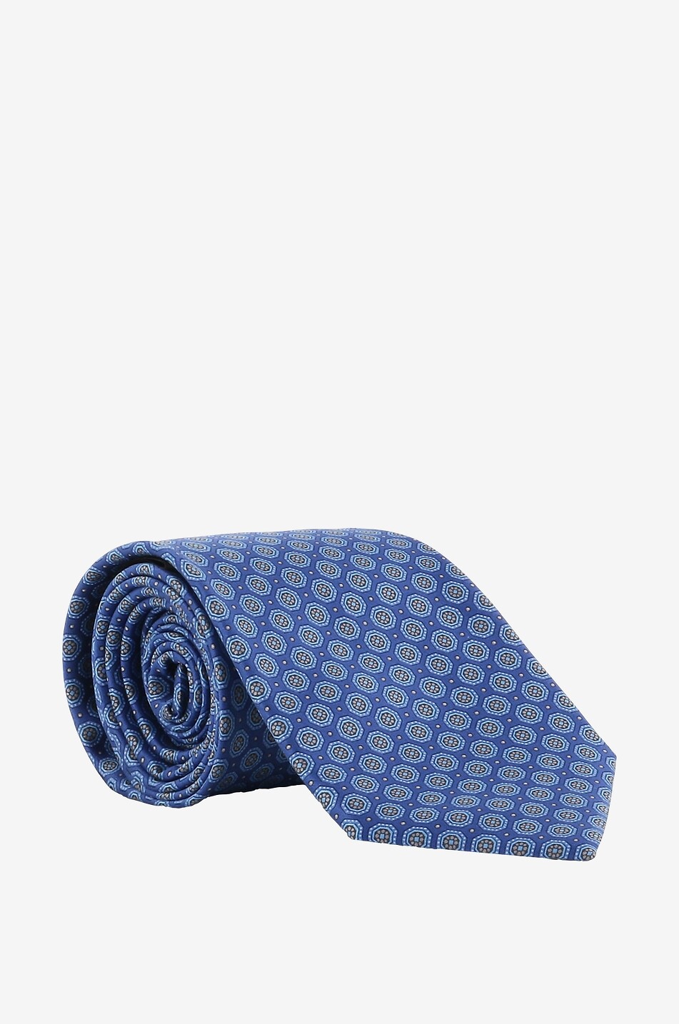 BRIONI Silk printed tie Men MEDIUM BLUE 1