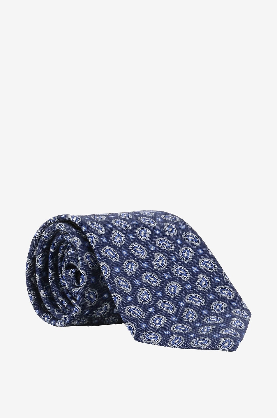 BRIONI Cravate imprimée en soie Homme BLEU FONCE 1