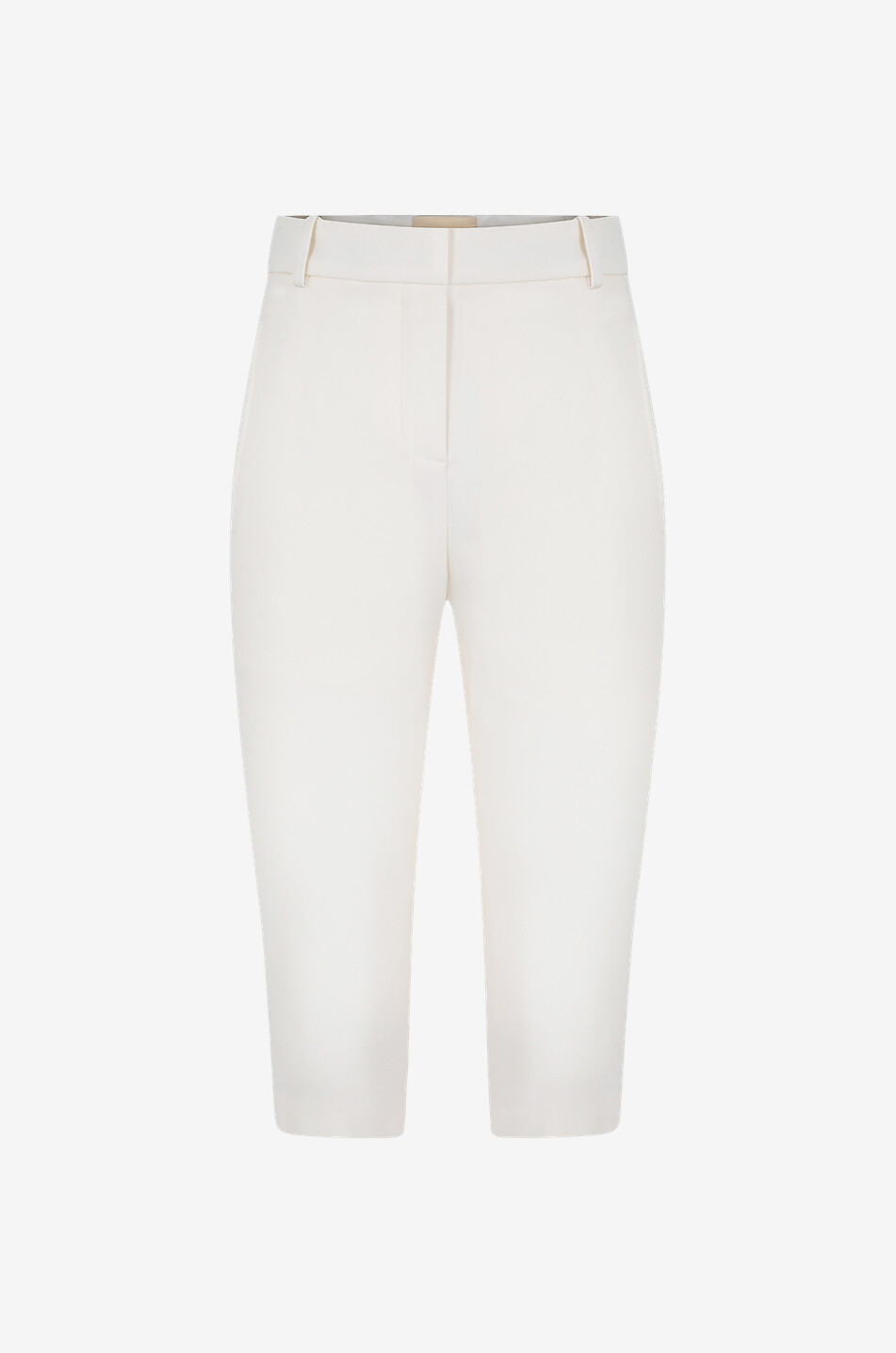 LOULOU STUDIO Safal wool capri trousers Women WHITE 1