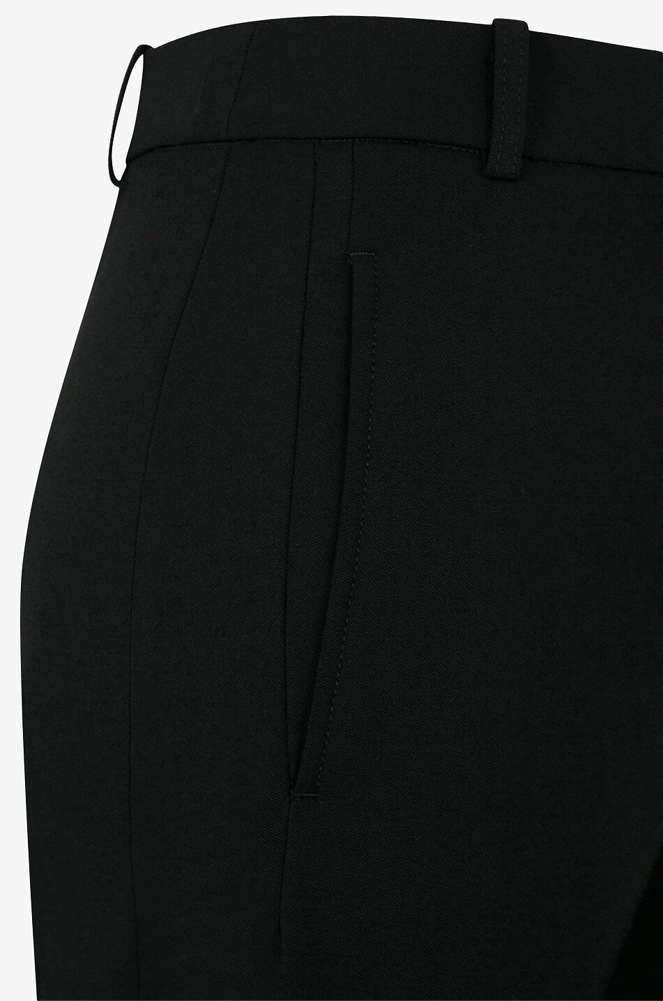 LOULOU STUDIO Safal wool capri trousers Women BLACK 3
