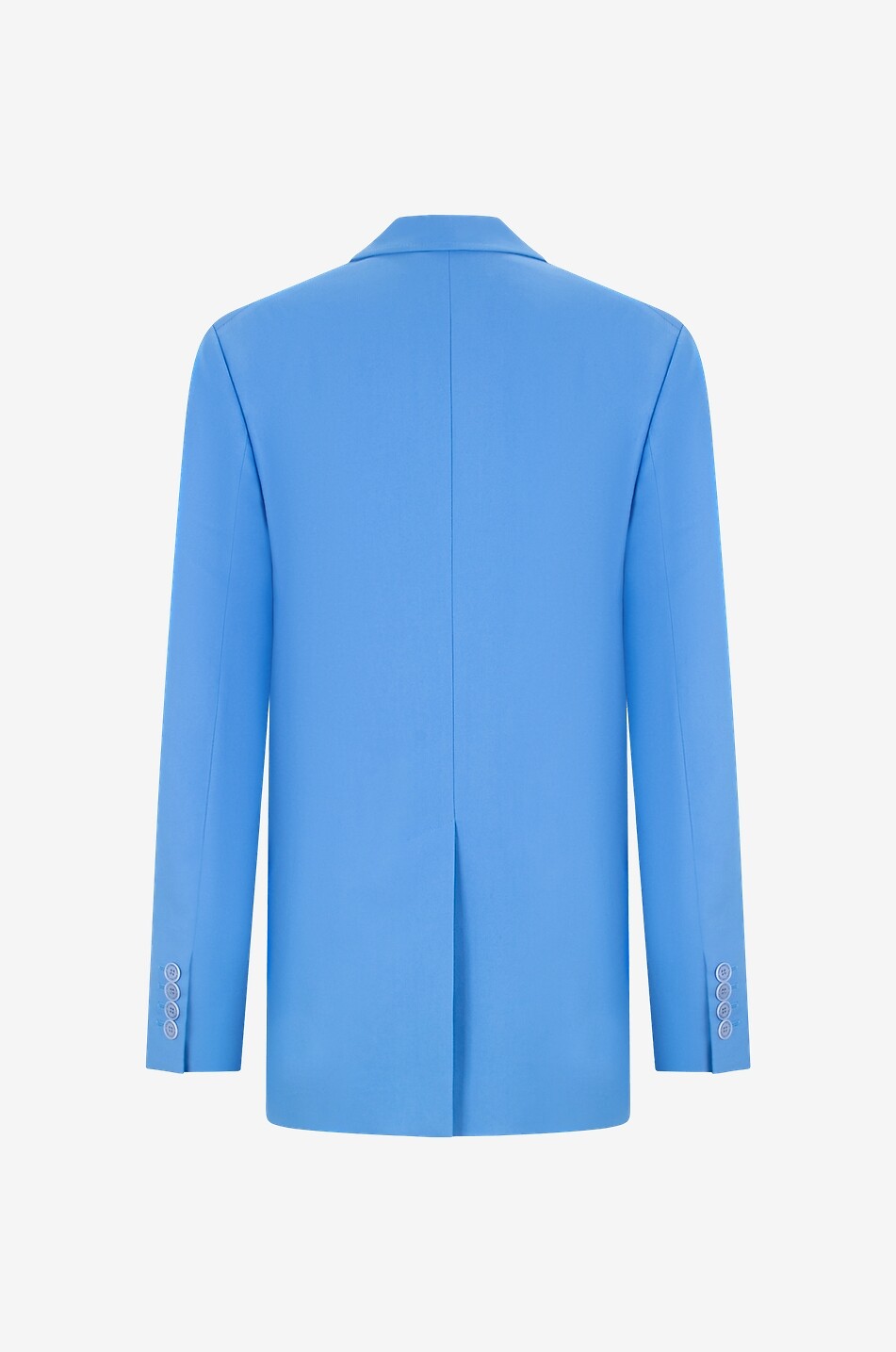 STELLA McCARTNEY Blazer à boutonnage simple en sergé Femme BLEU 5