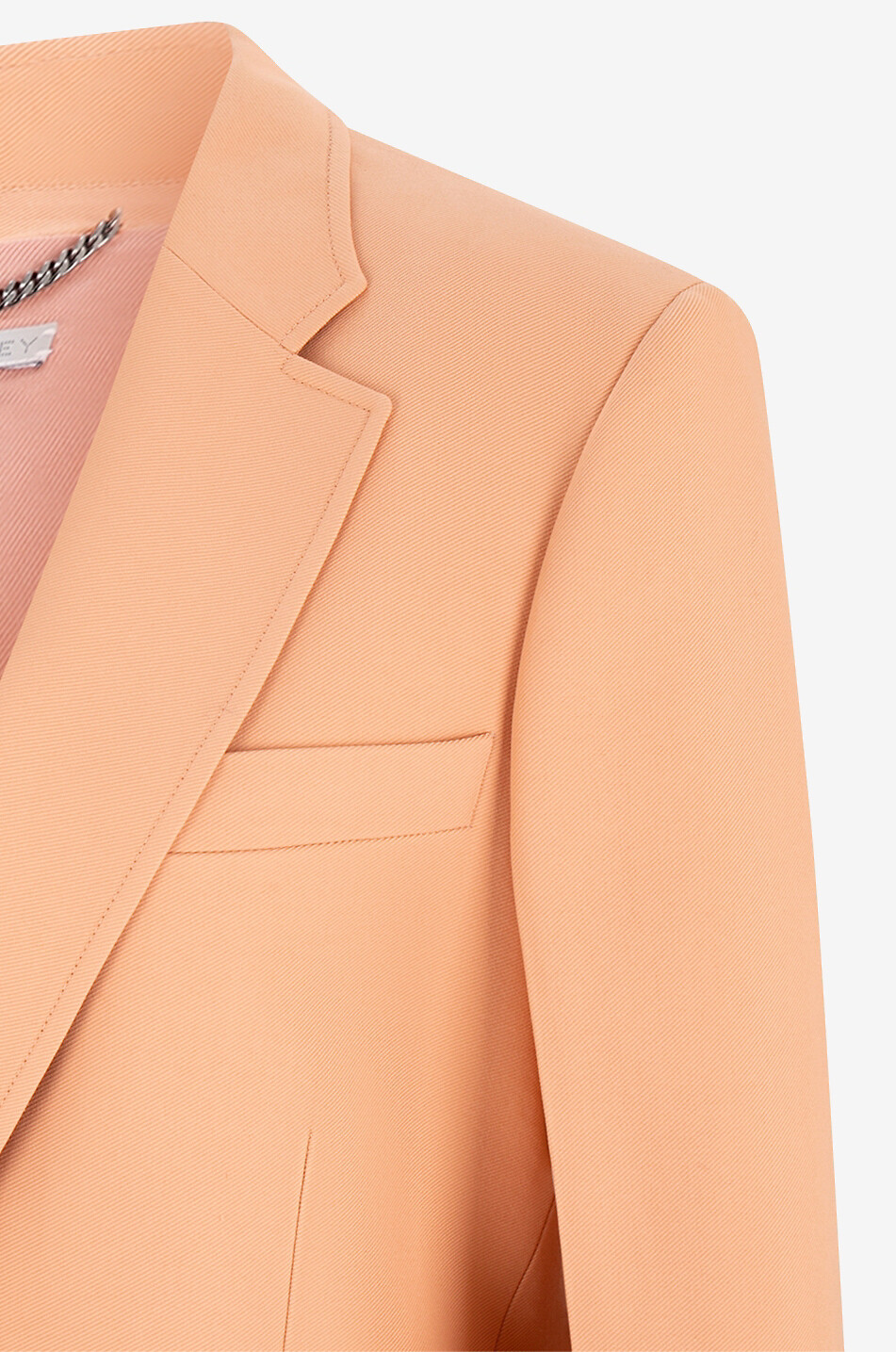 STELLA McCARTNEY Single-breasted twill blazer Women PINK 4