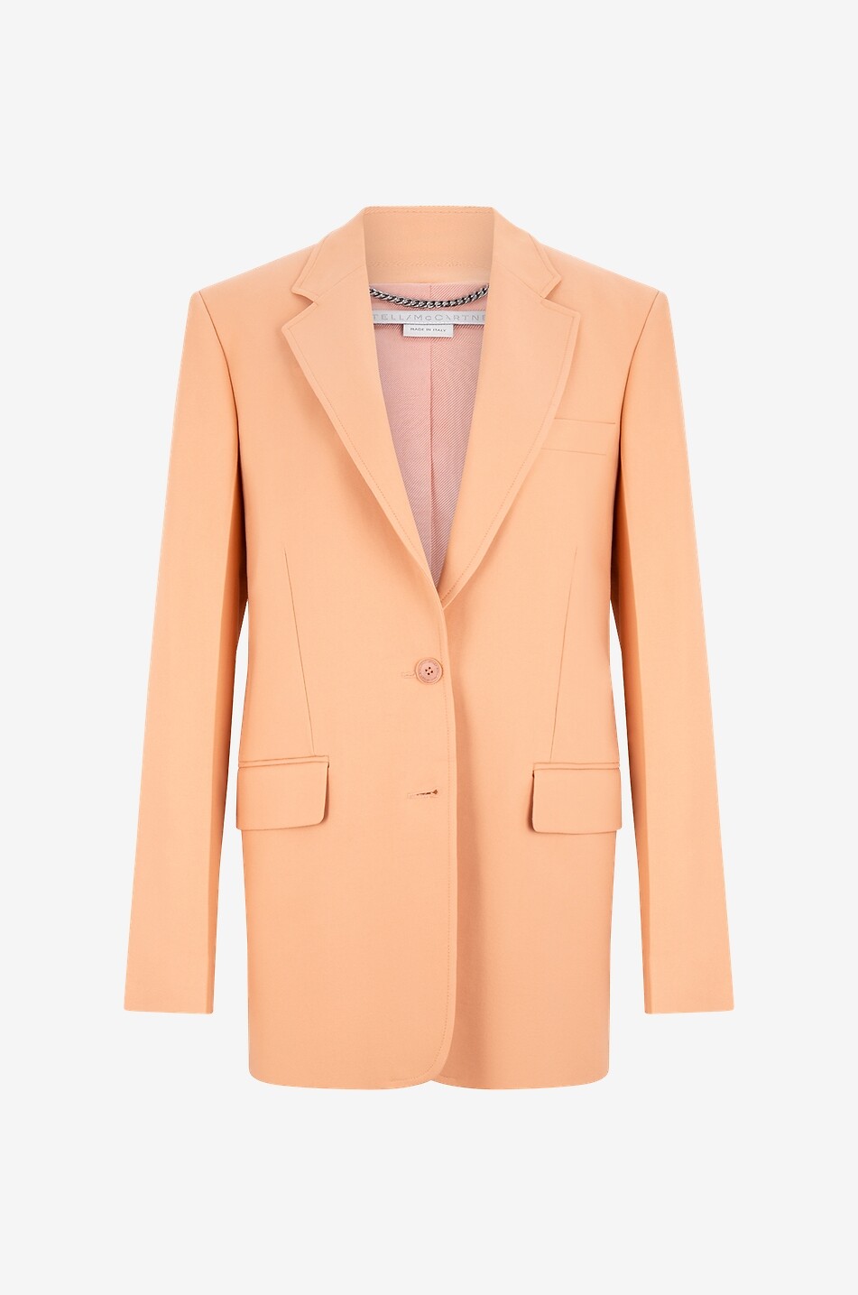 STELLA McCARTNEY Single-breasted twill blazer Women PINK 1