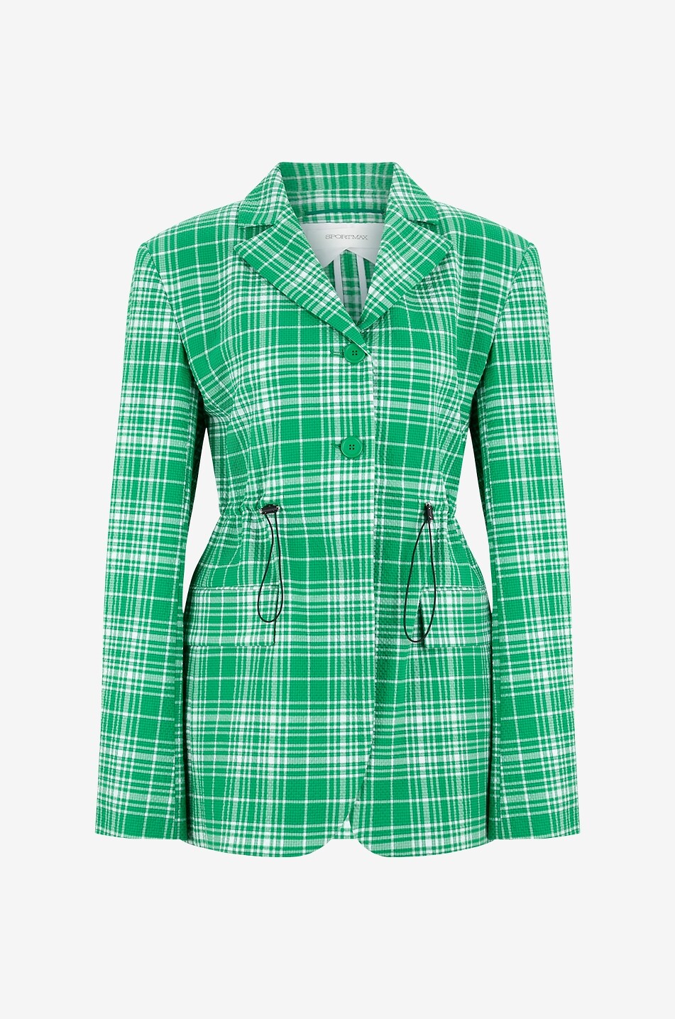 Karierter Seersucker-Blazer Demien