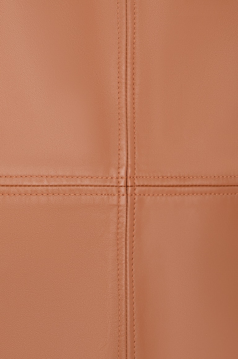 SPORTMAX Kurzer Bleistiftrock aus Leder Sibari Damen BRAUN 3
