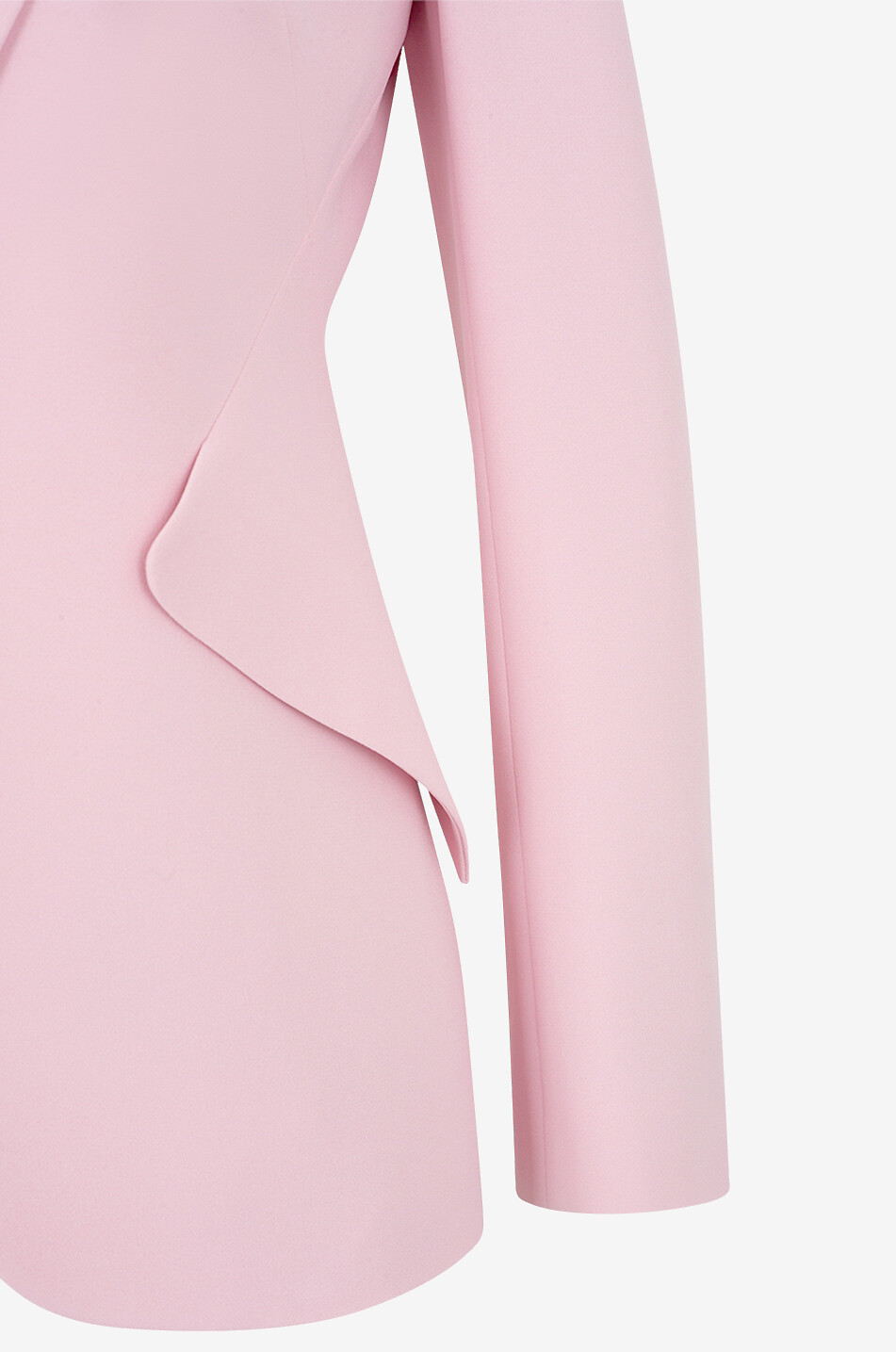 ALEXANDER McQUEEN Taillierter Crêpe-Blazer mit betonten Schultern Damen HELLROSA 3