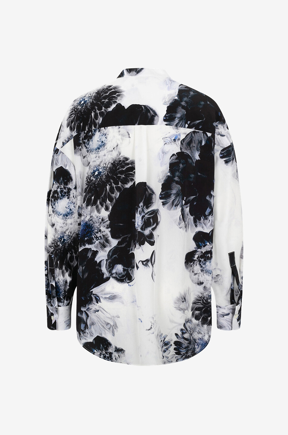 ALEXANDER McQUEEN Chemise en soie fleurie Chiaroscuro Cocoon Sleeve Femme MULTICOLORE 2