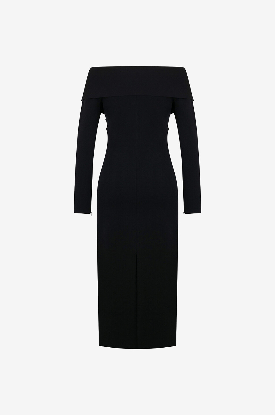 Jersey-Midikleid mit gekreuztem Detail