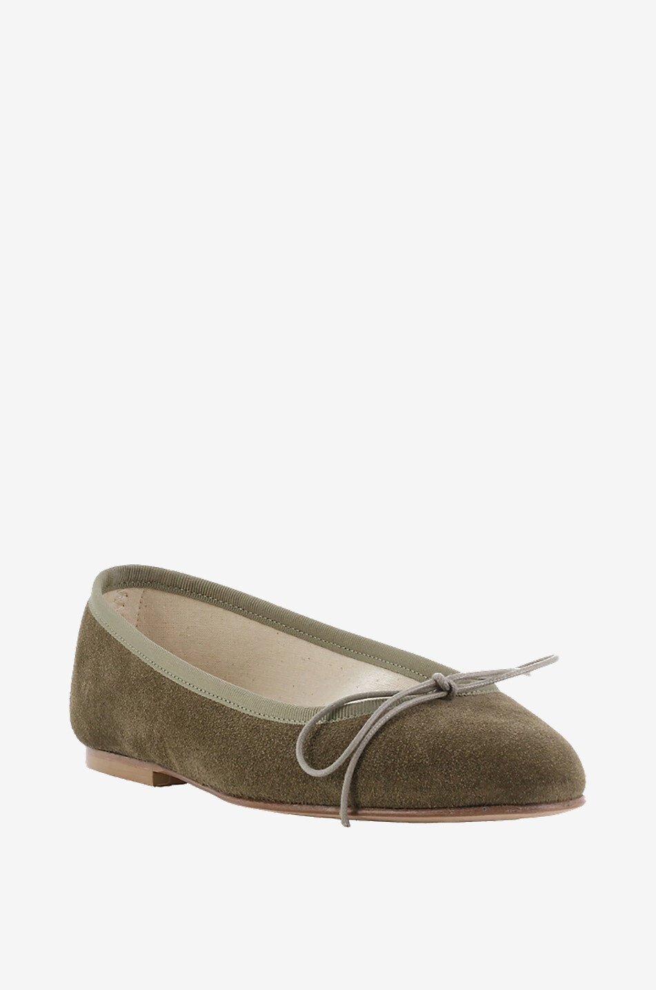 ANNIEL Ballerines à bout rond en cuir Riva Femme MARRON CLAIR 1