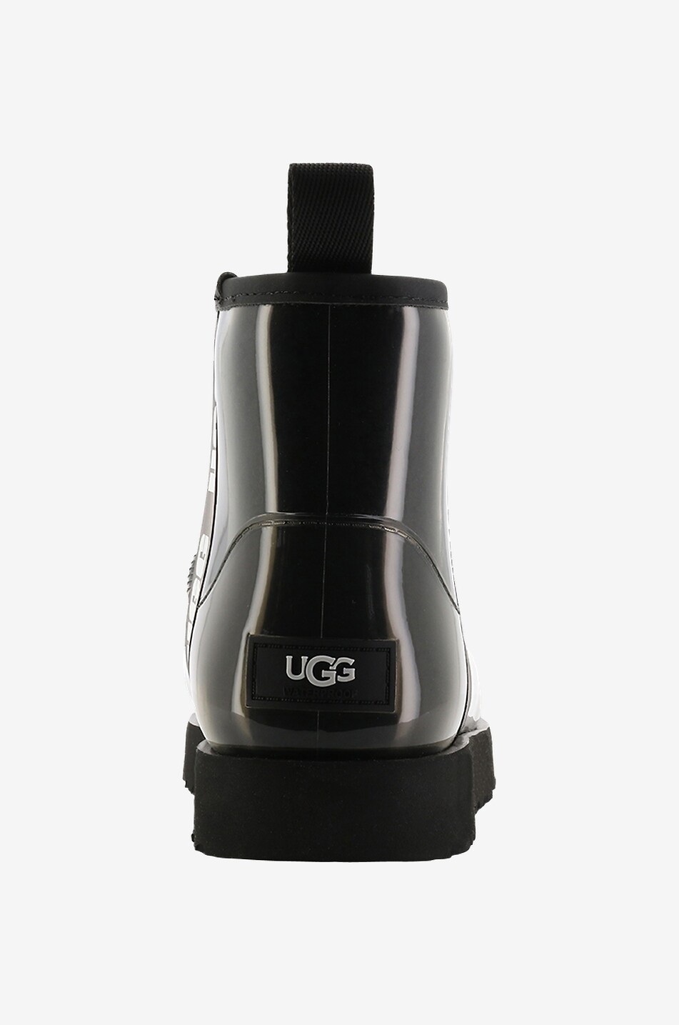 UGG Bottines de pluie rembourrées W Classic Clear Mini Femme NOIR 4
