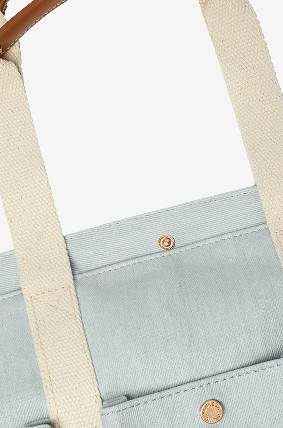 Sac cabas en denim Multi-Poche