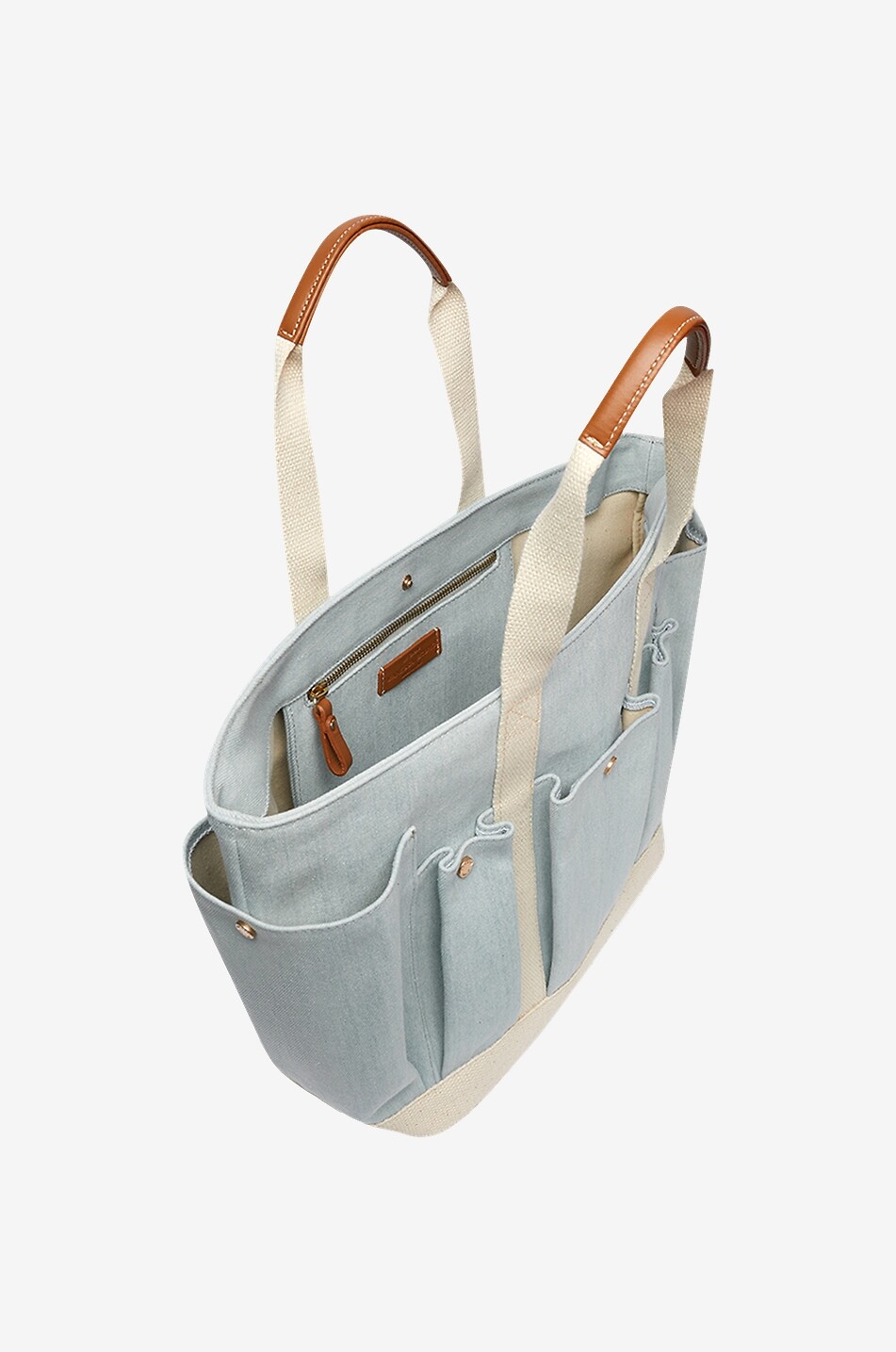 Sac cabas en denim Multi-Poche