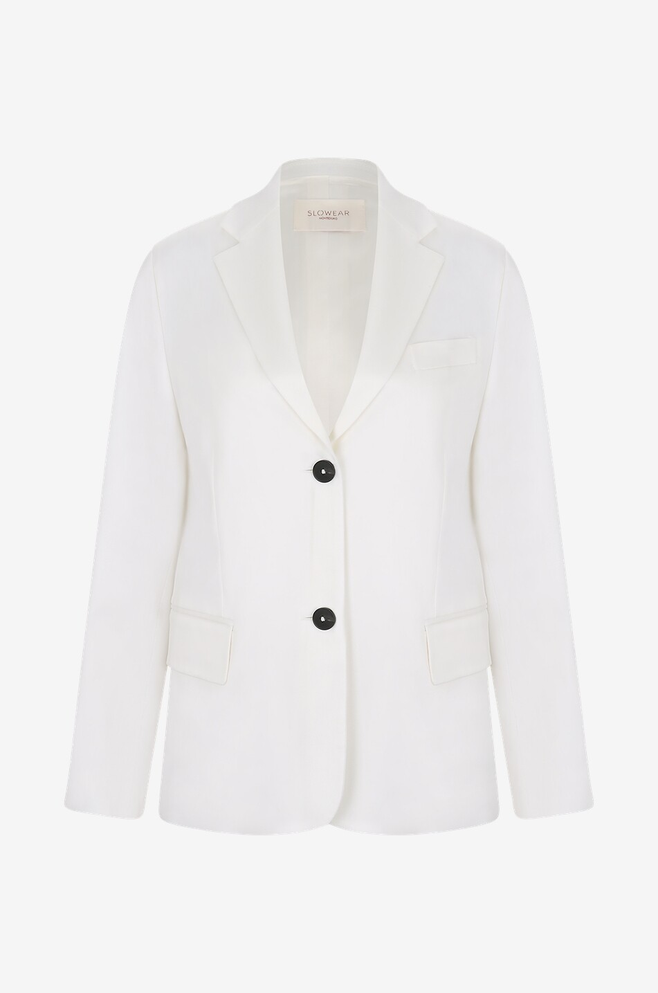 SLOWEAR Montedoro viscose and virgin wool blazer Women Light beige 1