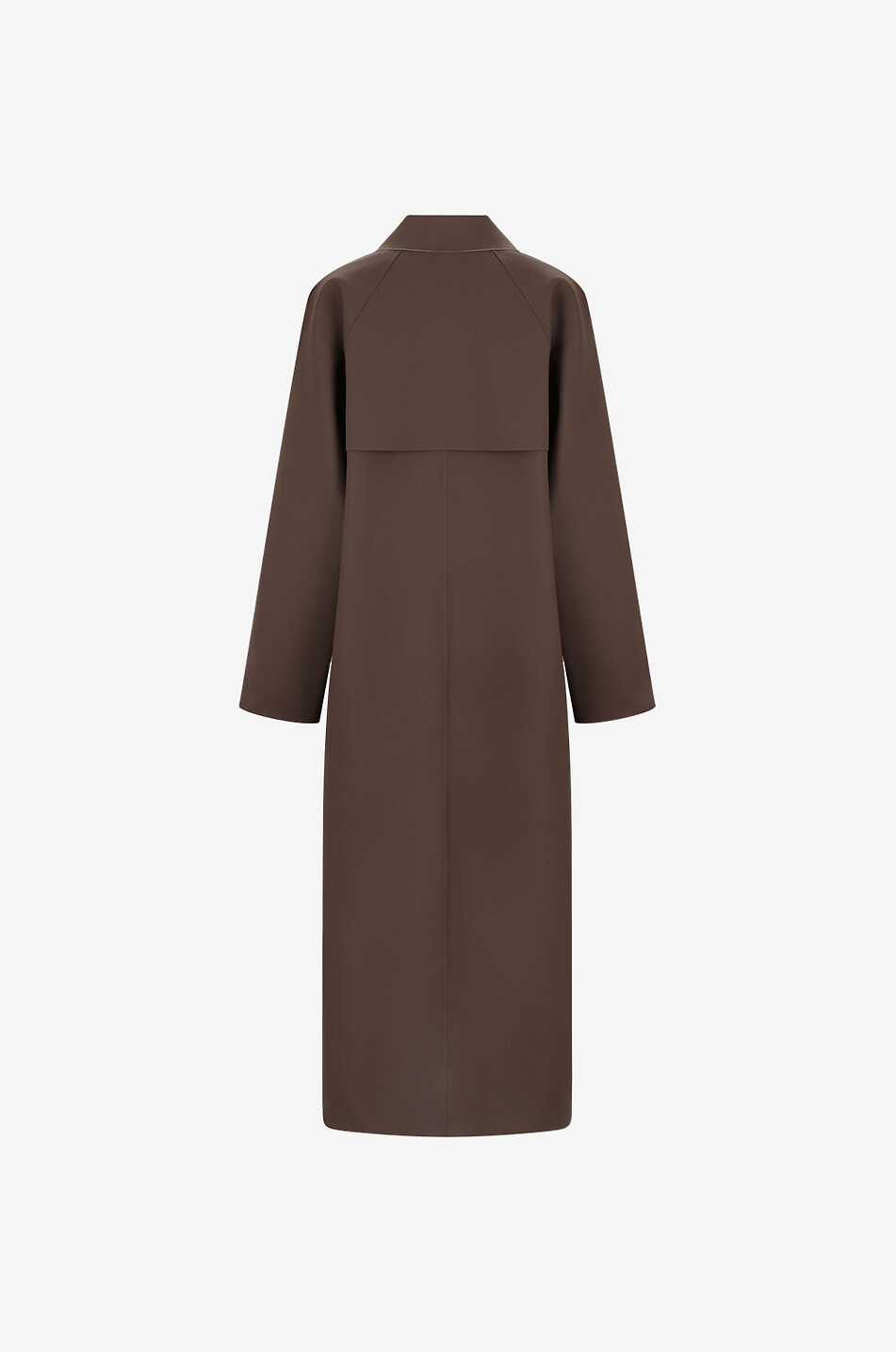 KASSL EDITIONS Regenmantel Original Long Rubber Damen BRAUN 2