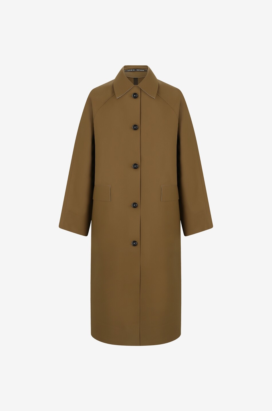 KASSL EDITIONS Regen-Trenchcoat Original Below Rubber Damen KHAKI 1