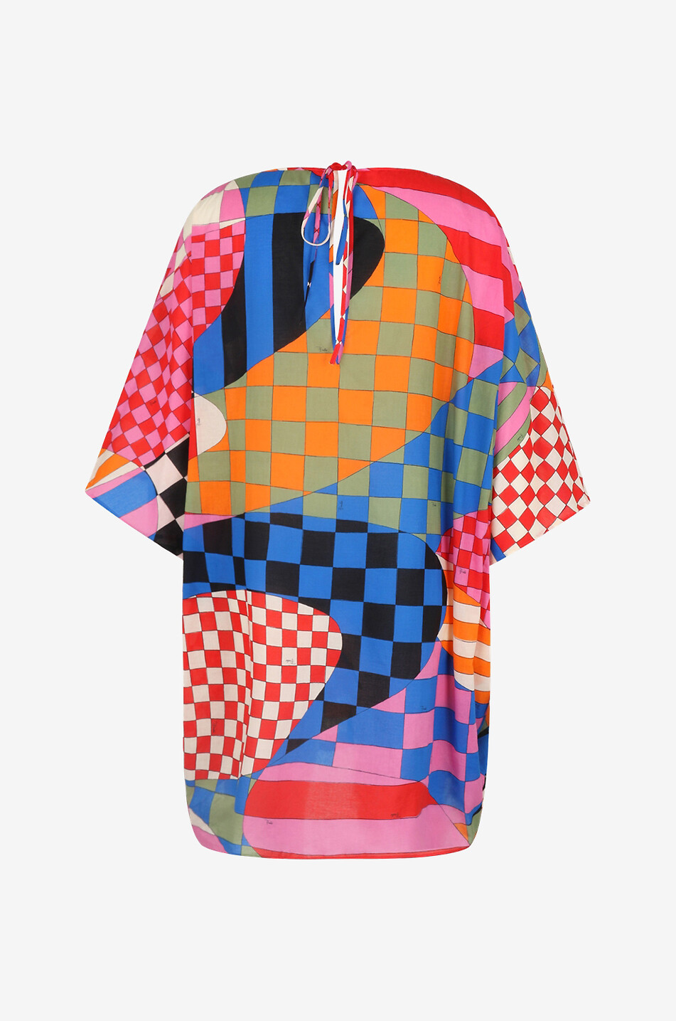 PUCCI Giardino printed short cotton caftan Women MULTI COLOURED 2
