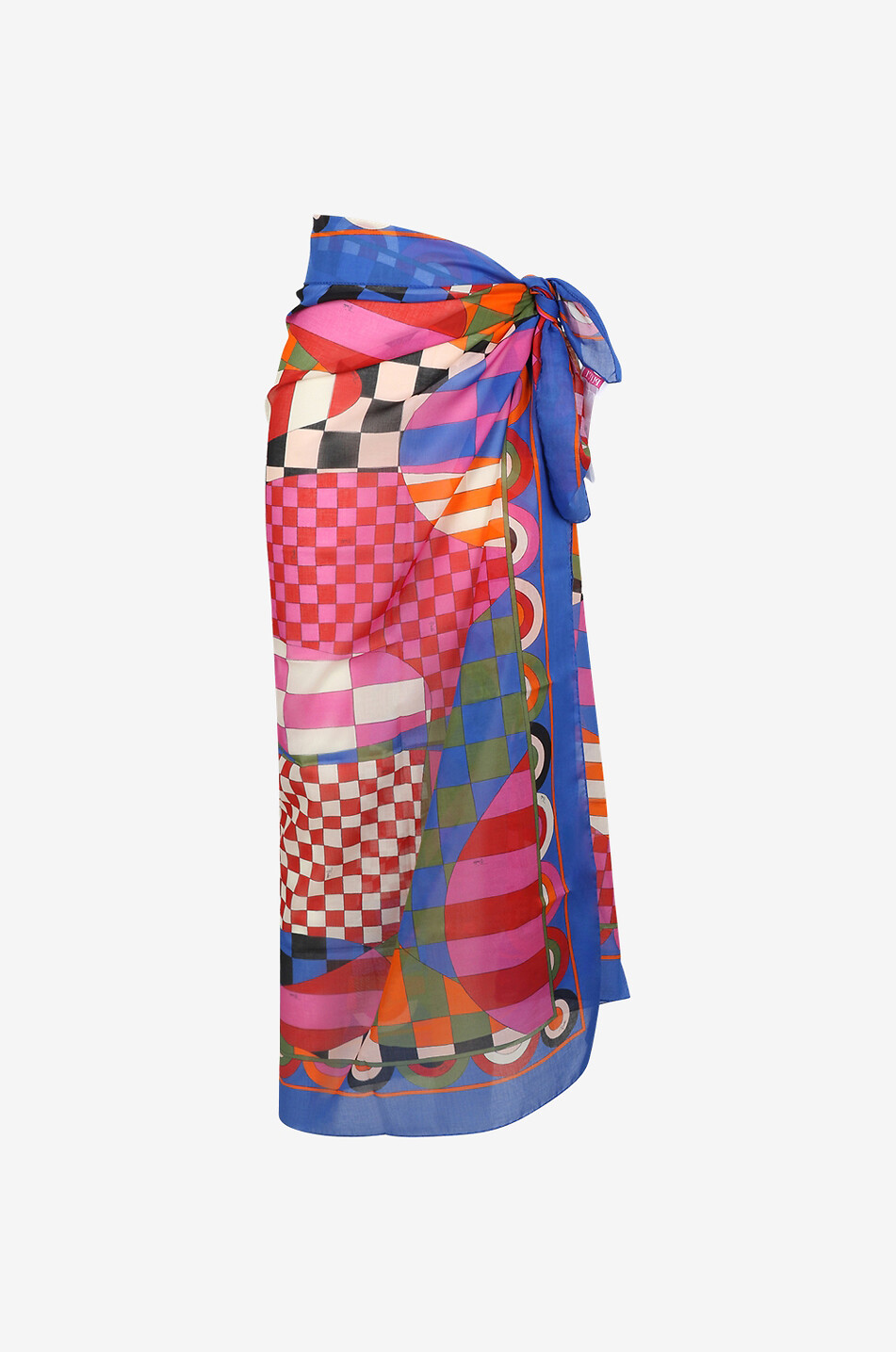 PUCCI Paréo en coton imprimé Giardino Femme MULTICOLORE 1