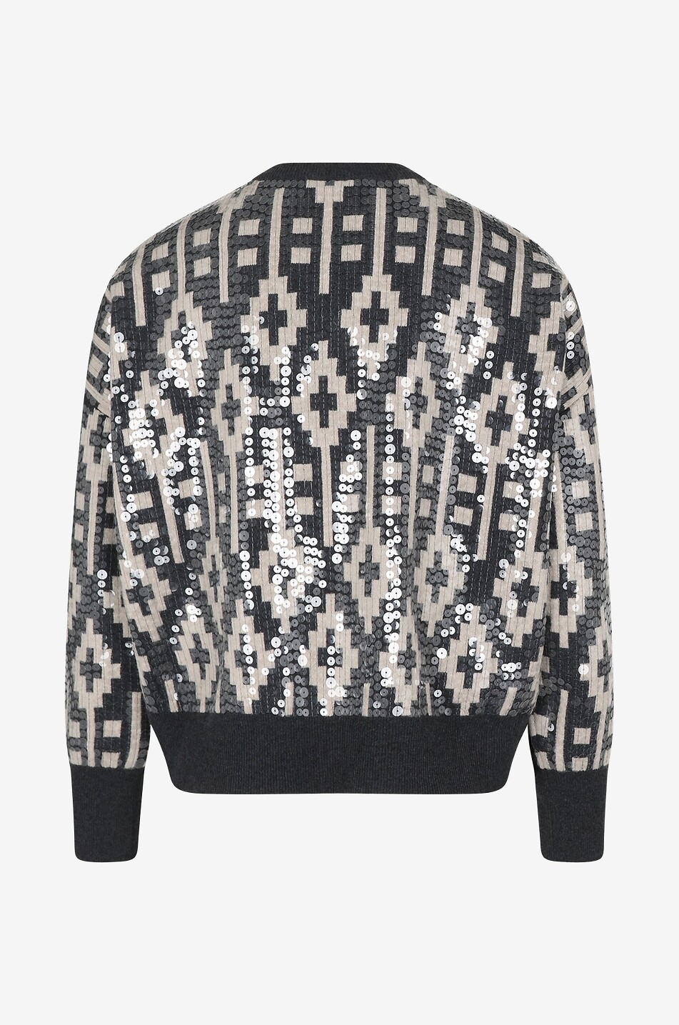 BRUNELLO CUCINELLI Dazzling Vintage bicolour jacquard jumper Women MULTI COLOURED 2