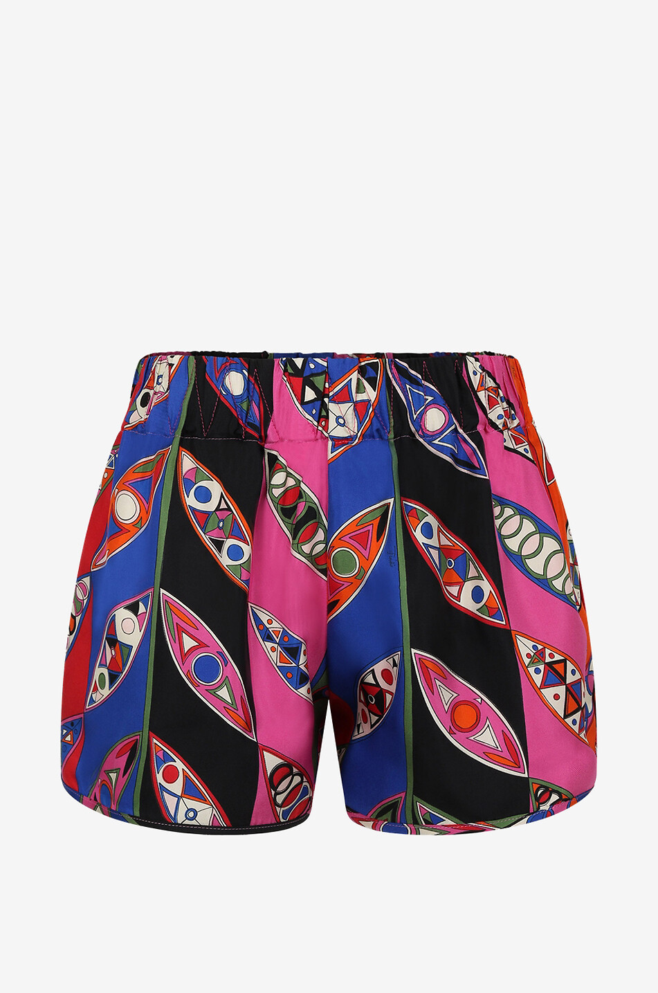 Short en sergé de soie Girandole