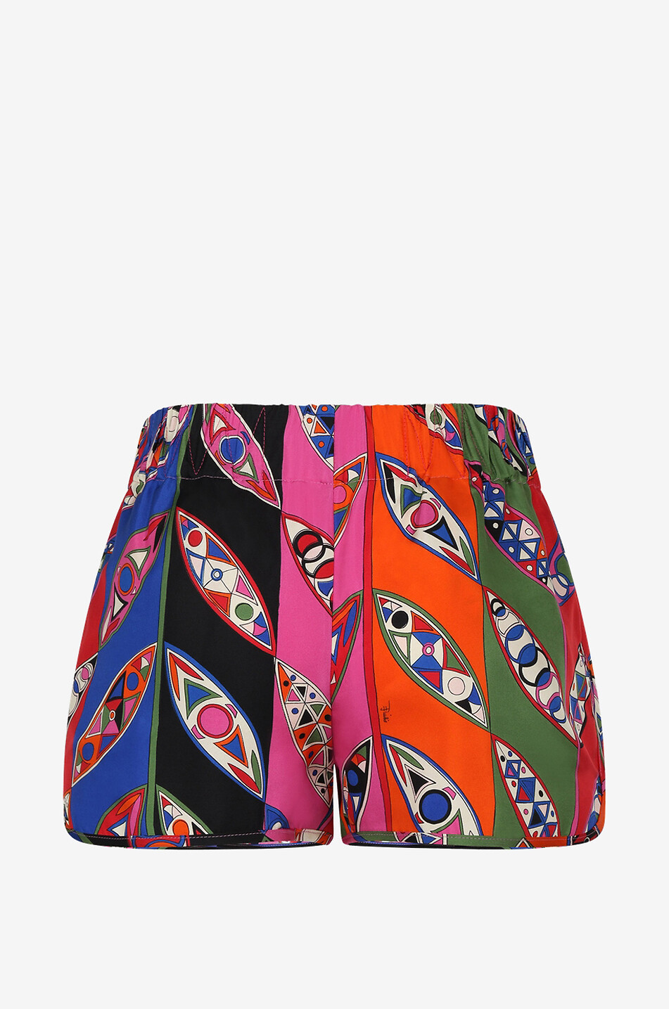 PUCCI Short en sergé de soie Girandole Femme MULTICOLORE 2