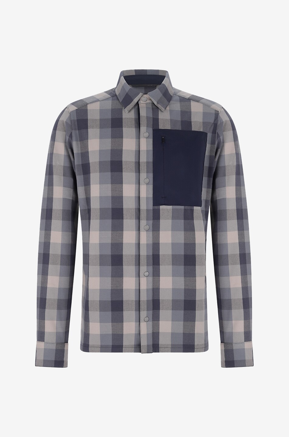 Circle checked outdoor overshirt
