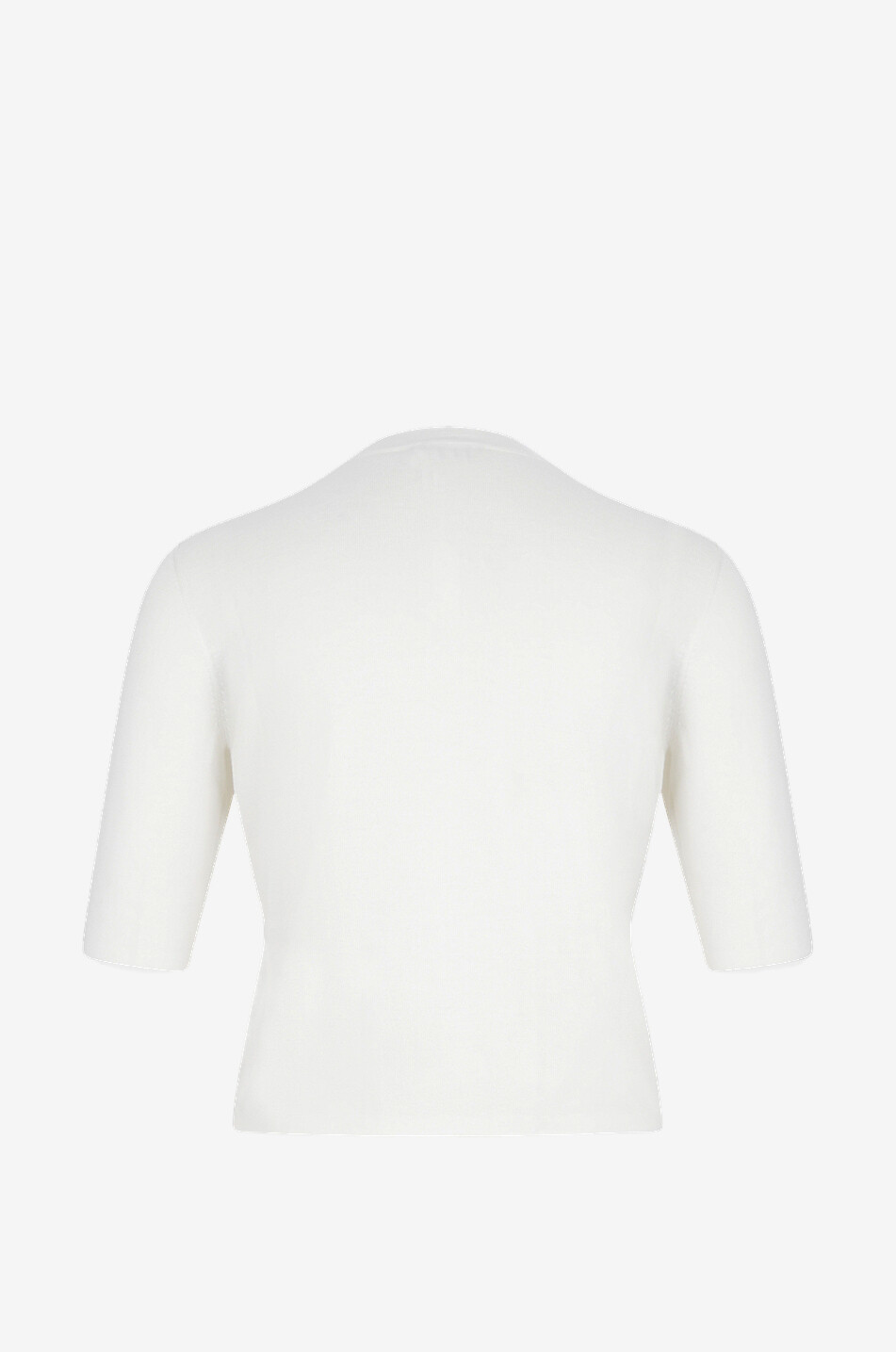 AKRIS PUNTO Fine knit short-sleeved cardigan Women BEIGE 2