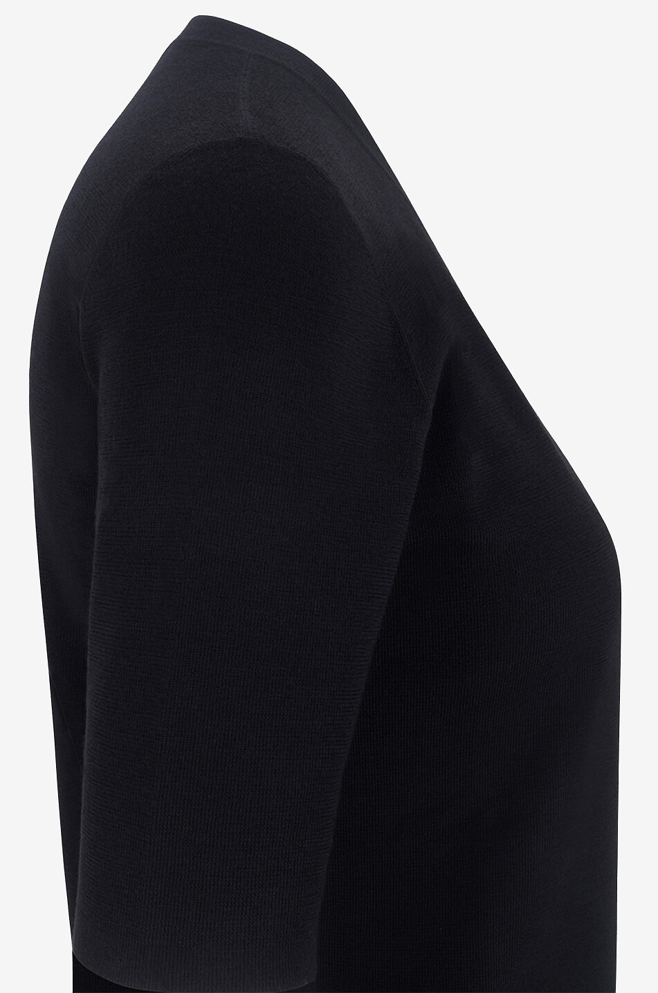 AKRIS PUNTO Cardigan fin à manches courtes Femme NOIR 3