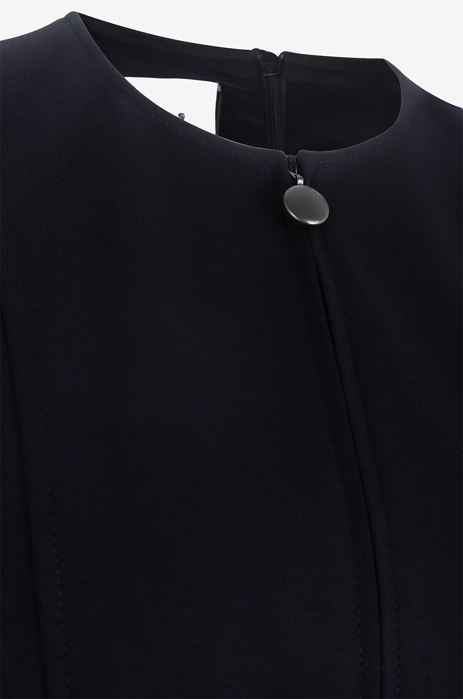 AKRIS PUNTO Milano jersey mid-length sleeveless dress Women BLACK 3