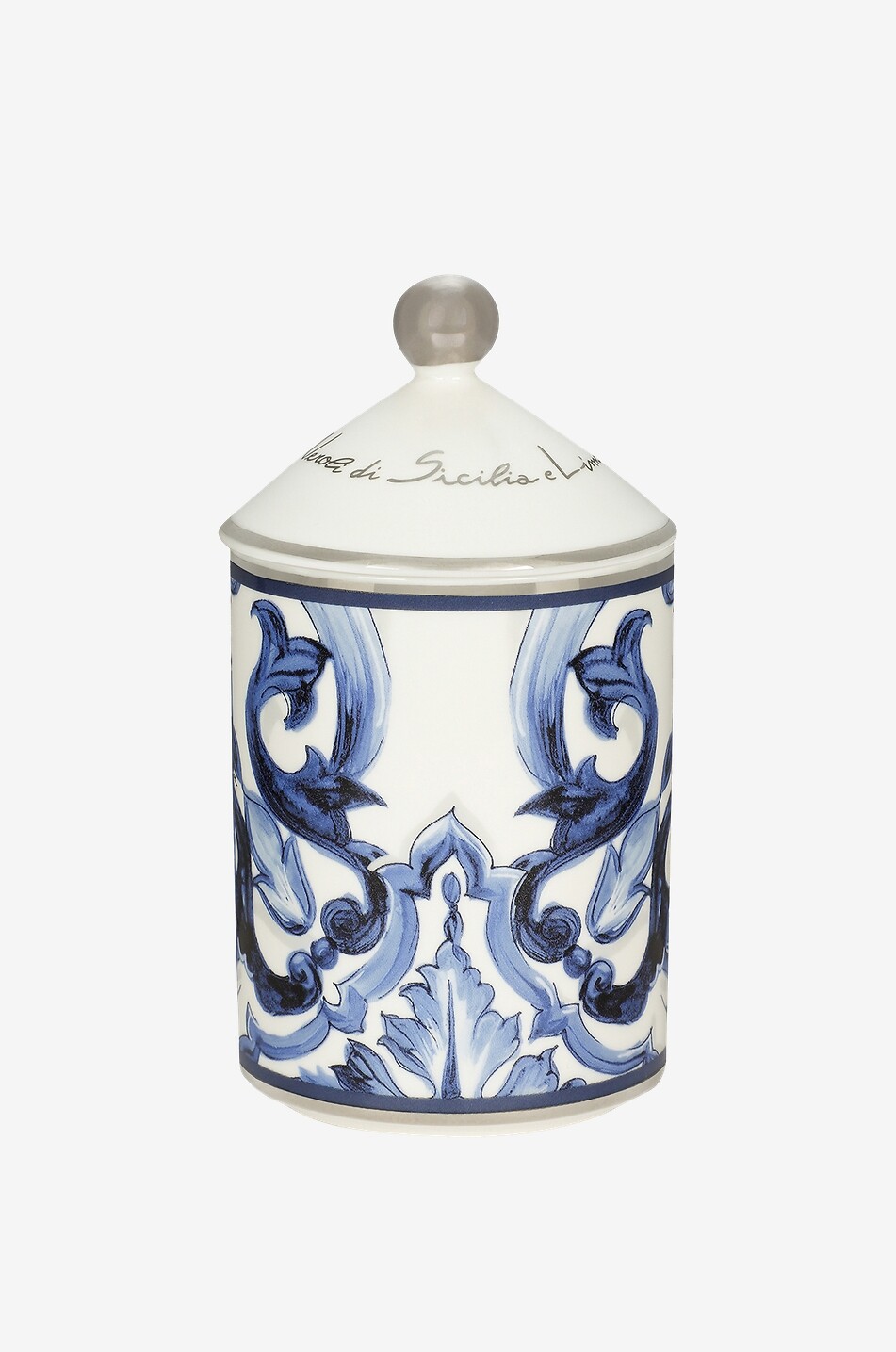 DOLCE & GABBANA Blu Mediterraneo - Neroli di Sicilia & Limoni lidded scented candle - 340 g Home DARK BLUE 1