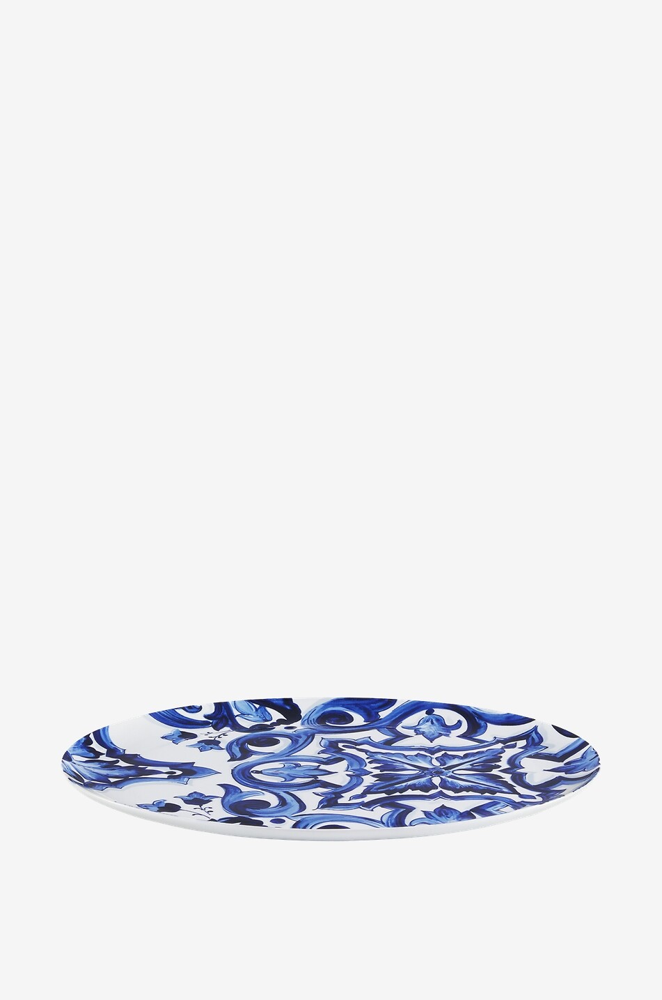 DOLCE & GABBANA Grand plateau de service en porcelaine Blue Mediterraneo Maison BLEU FONCE 2