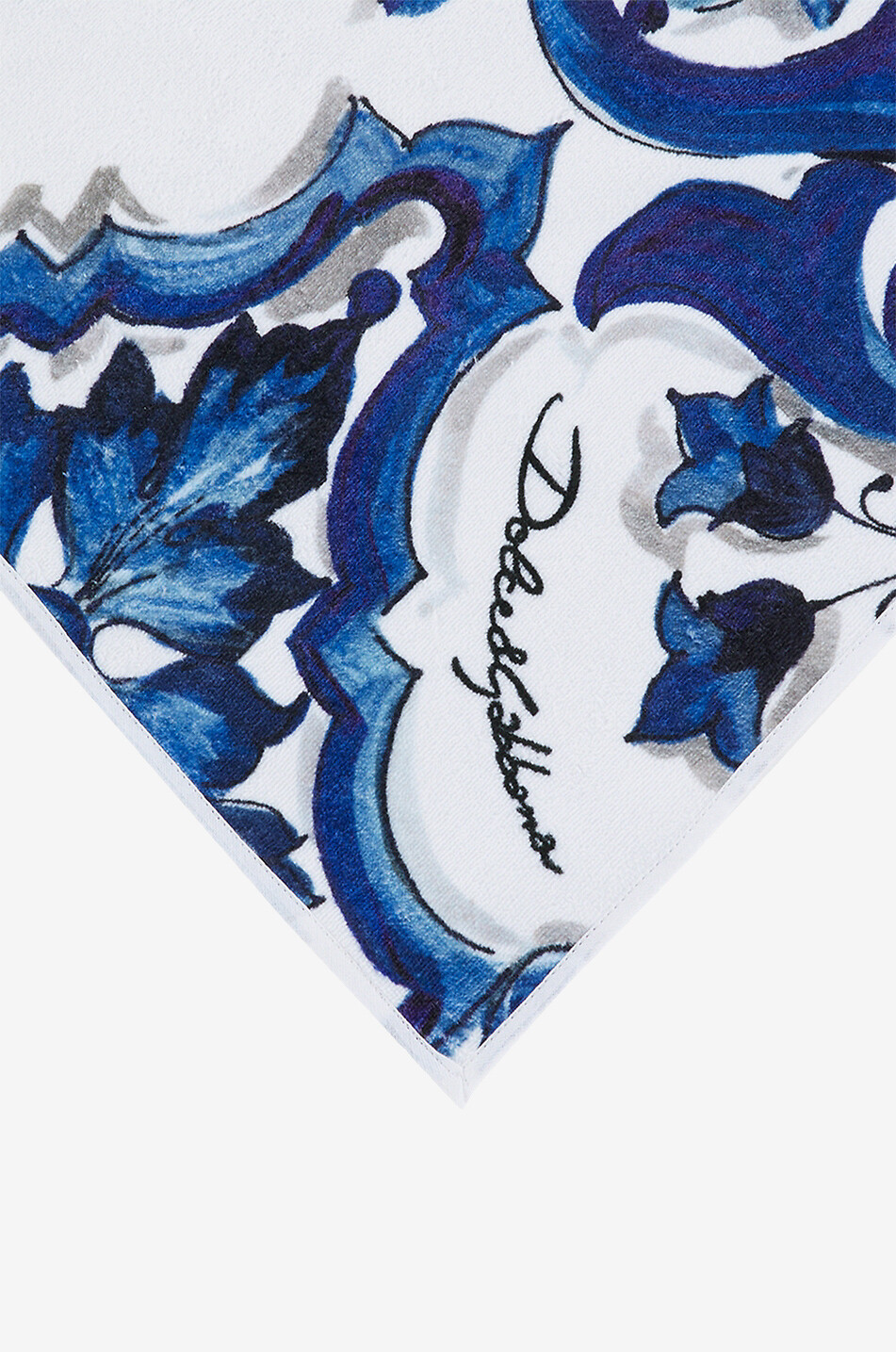 DOLCE & GABBANA Blu Mediterraneo terry guest towel Home DARK BLUE 3