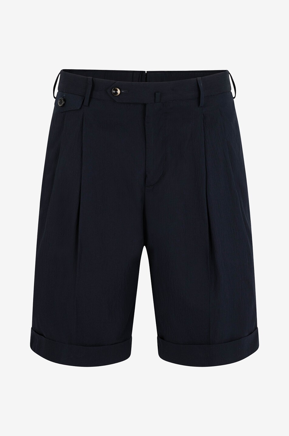 Seersucker-Shorts Bermuda