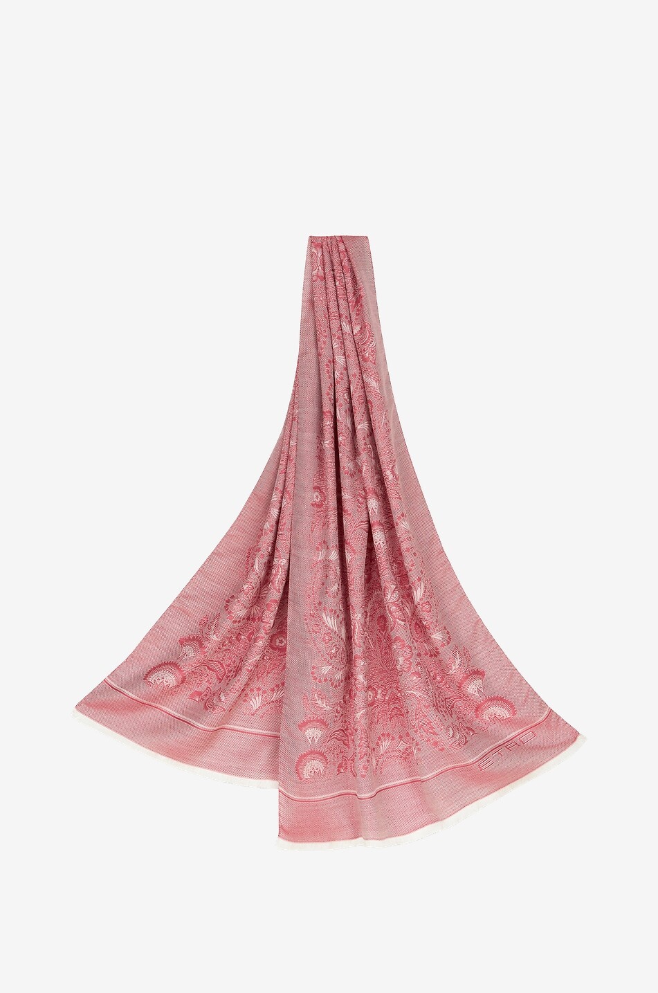 ETRO Jacquard-Schal mit Paisley-Bouquets Damen ROSA 1